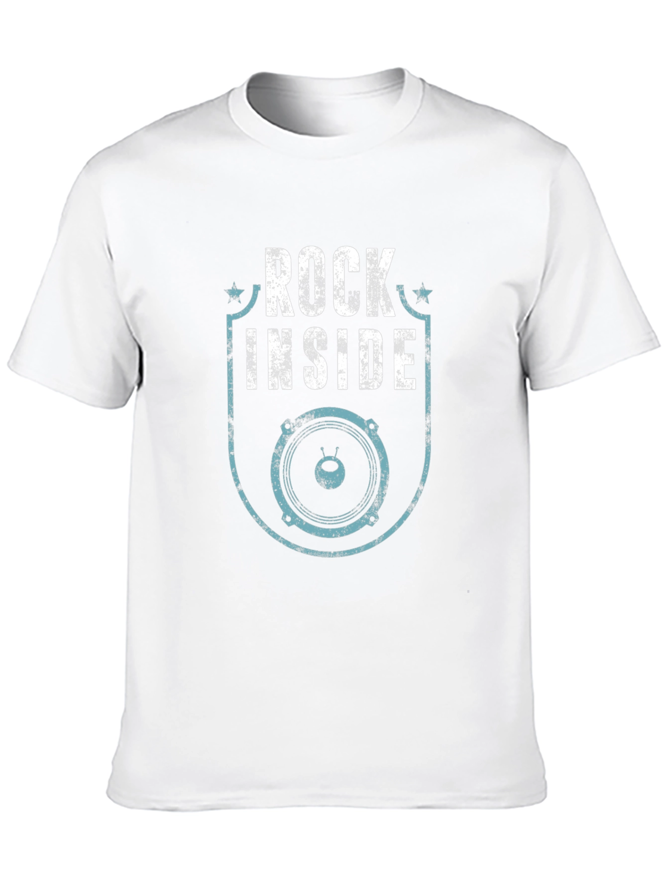 Rock Inside Graphic Tee - Mens Black T-Shirt