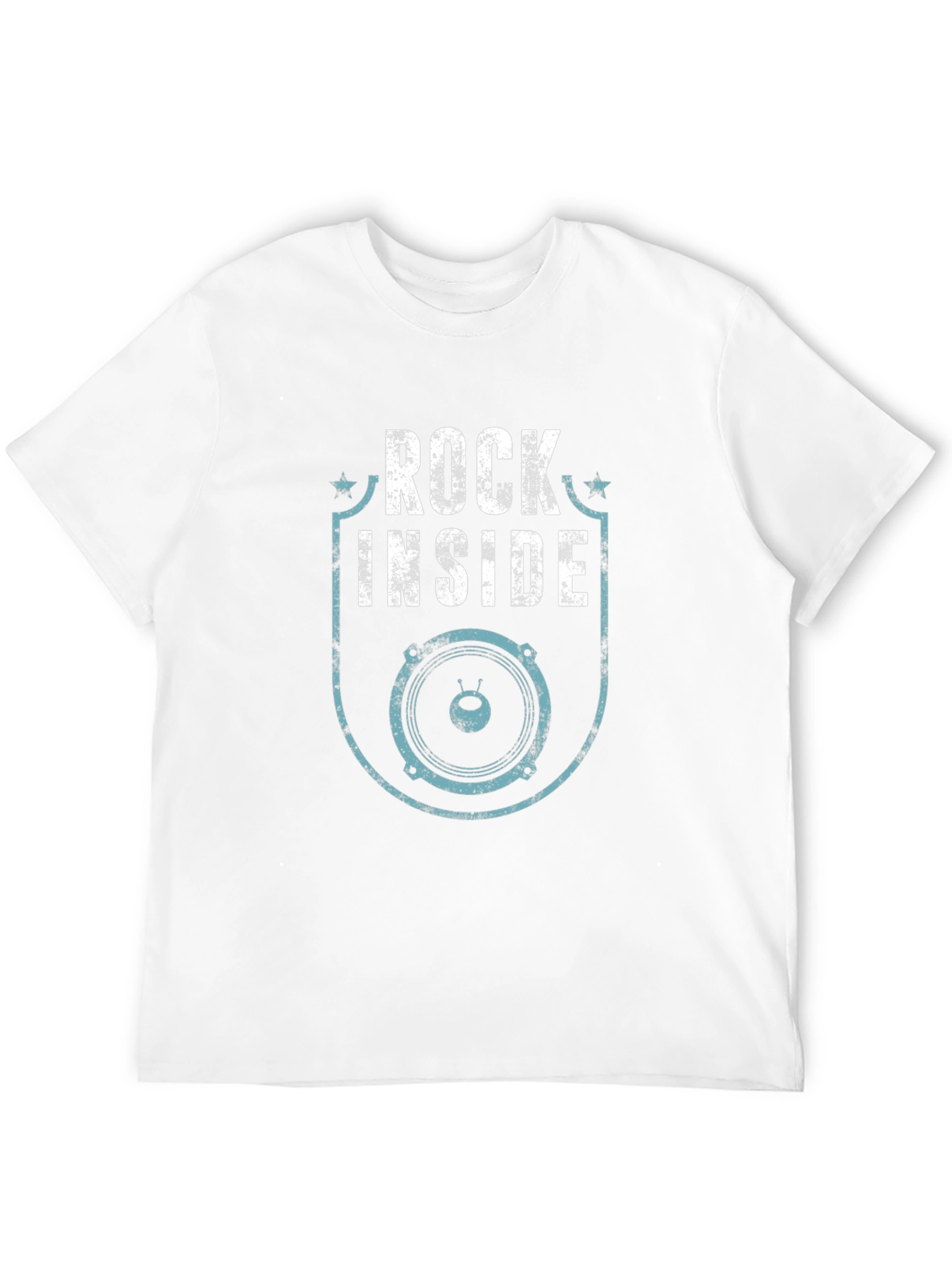 Rock Inside Graphic Tee - Mens Black T-Shirt