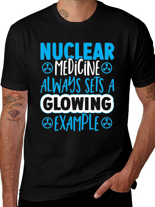 Nuclear Medicine Glowing Example Graphic T-Shirt