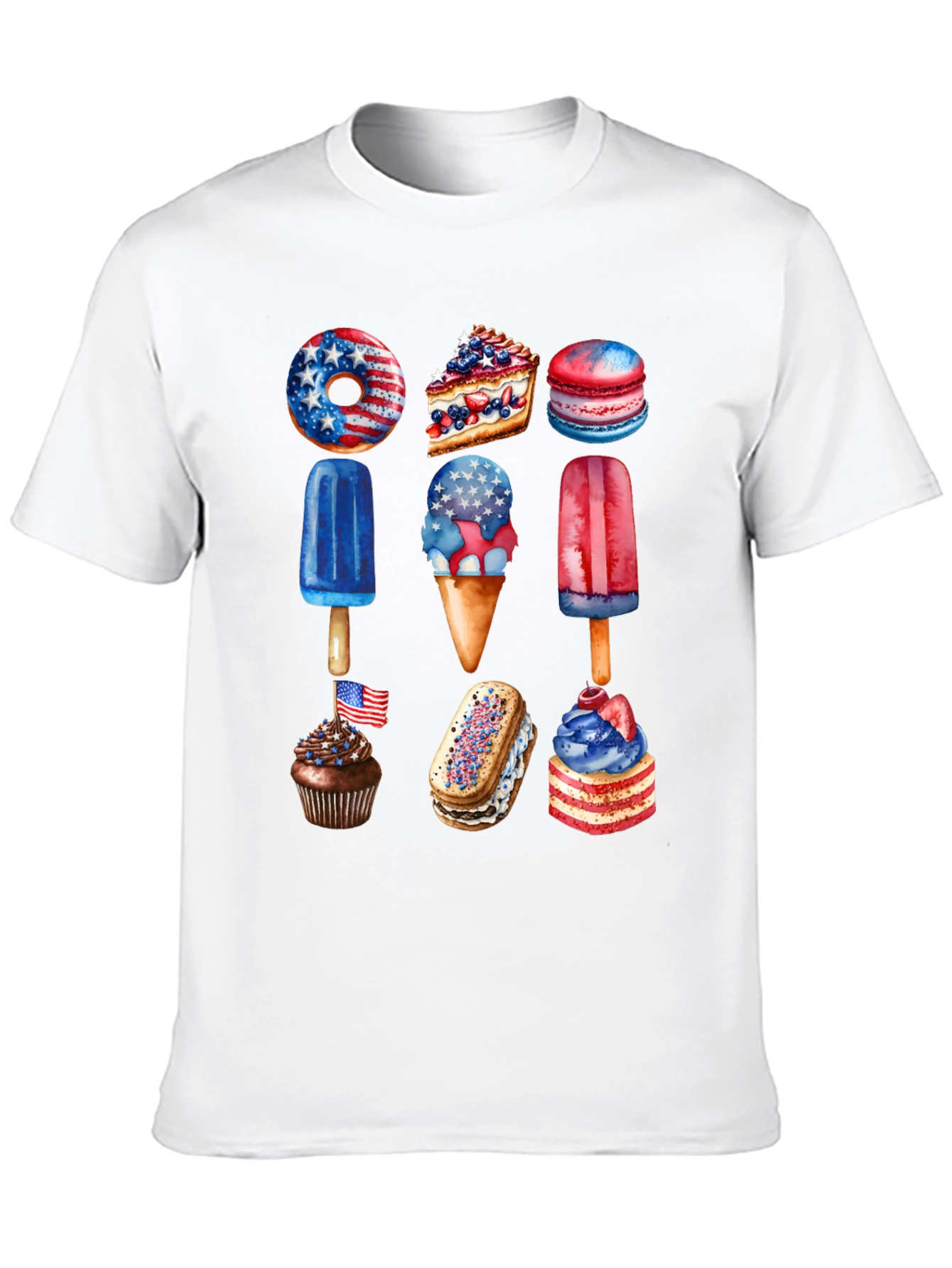 Patriotic Dessert T-Shirt: USA Sweets!