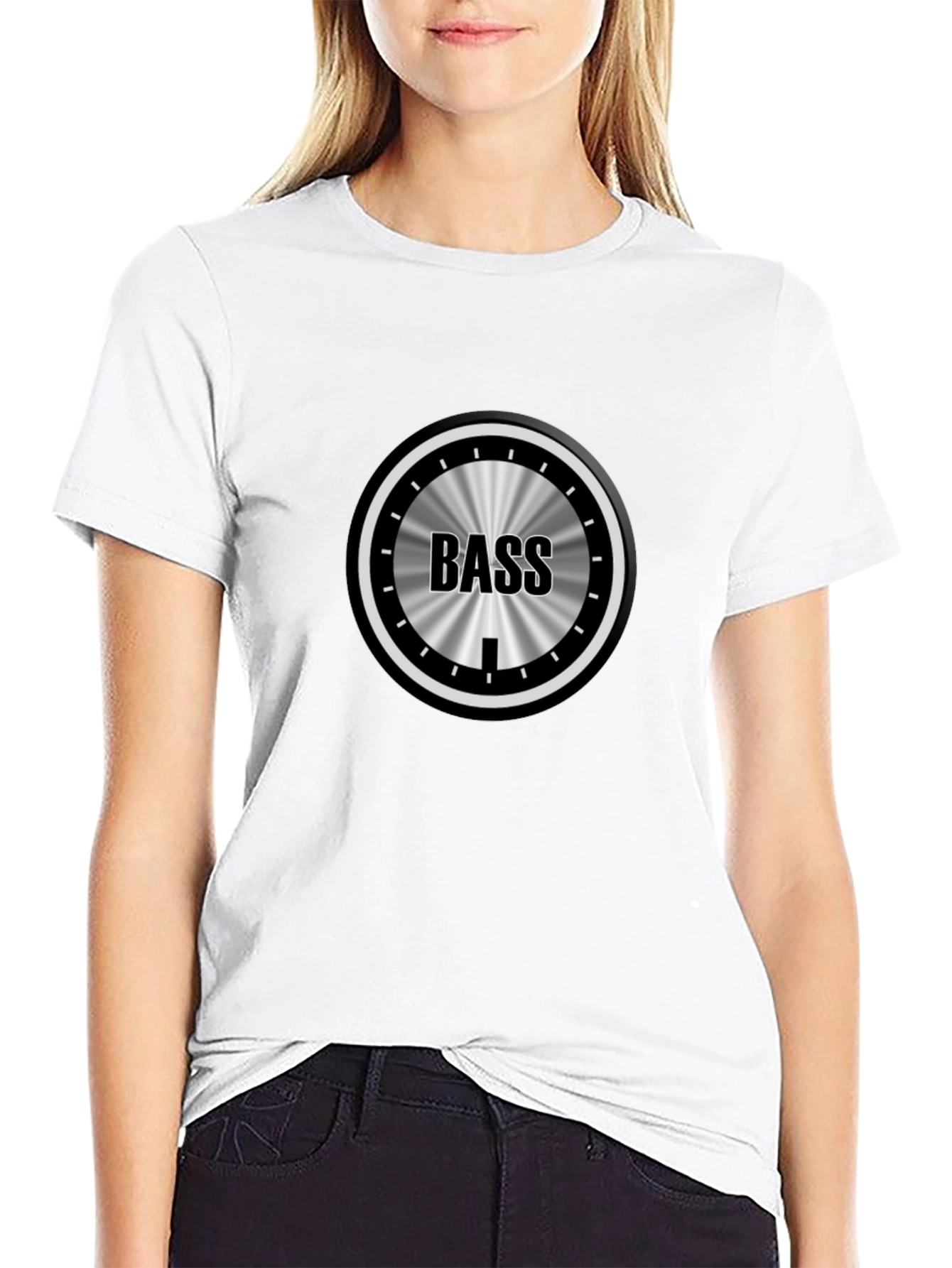 Bass Knob Graphic Black T-Shirt