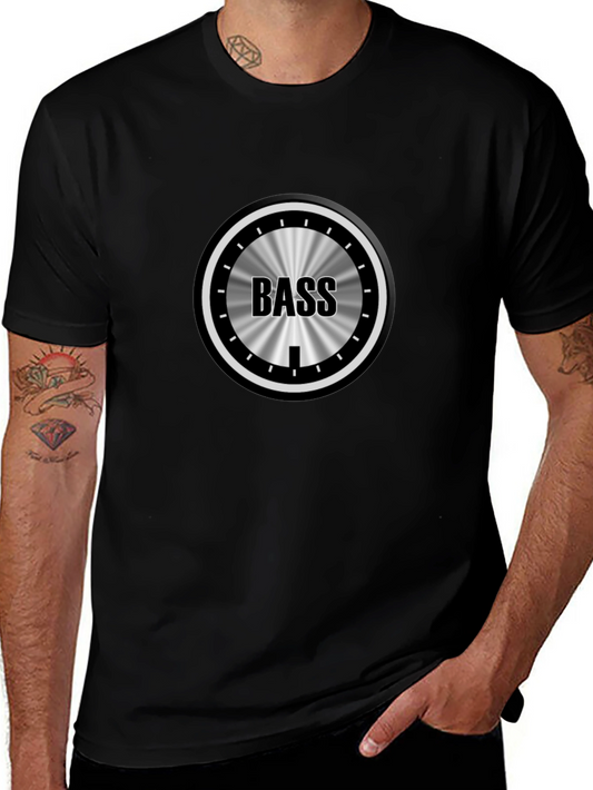 Bass Knob Graphic Black T-Shirt