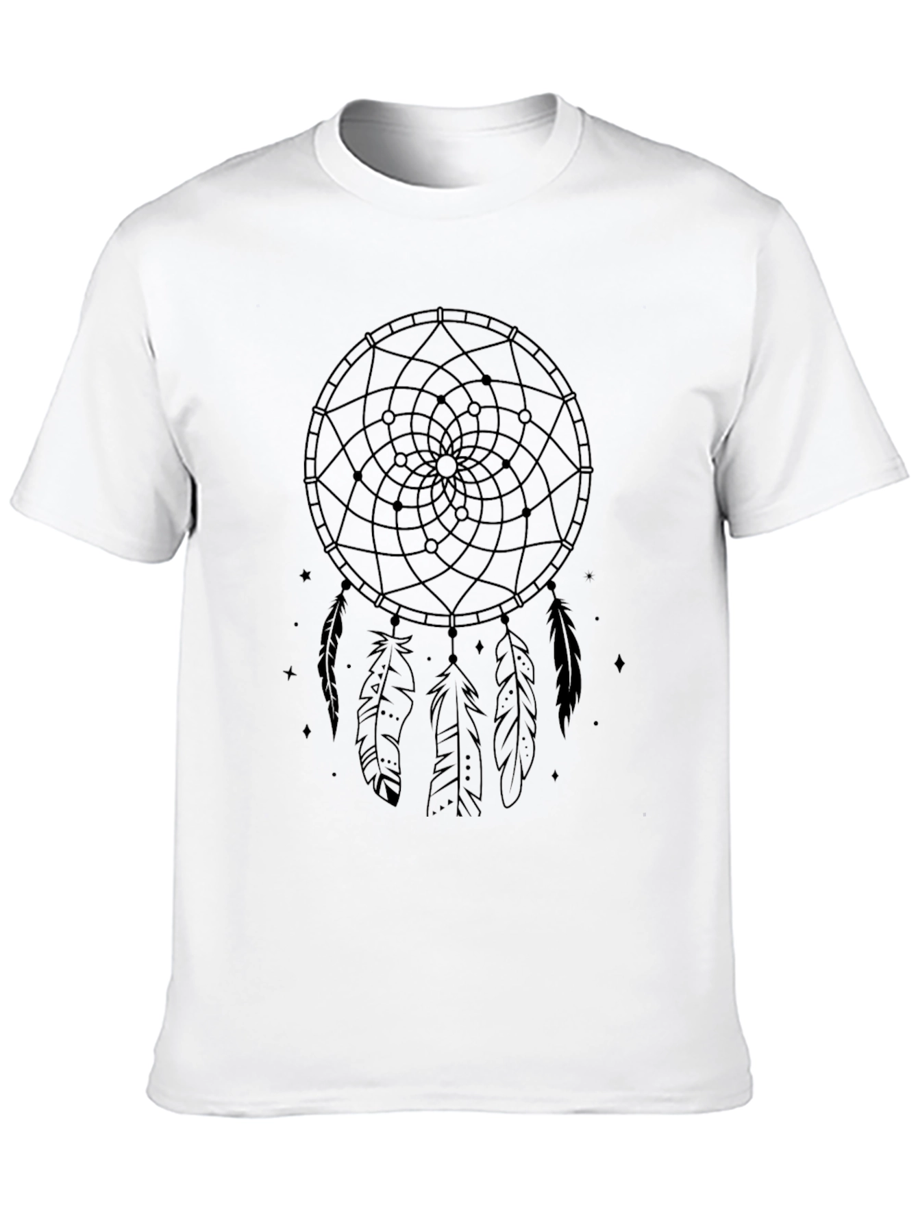 Dreamcatcher Graphic T-Shirt - Soft Black Tee