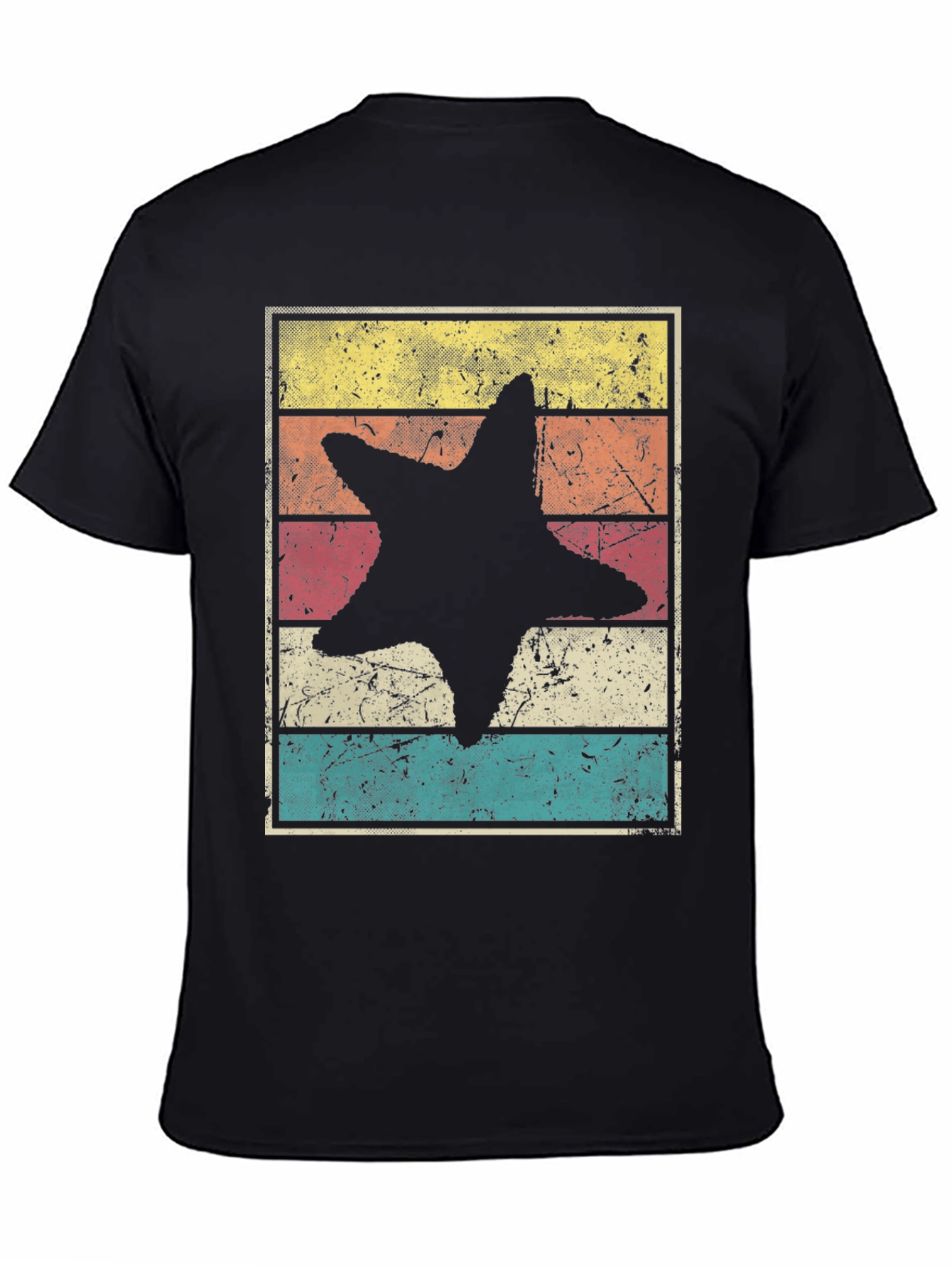 Retro Starfish Graphic T-Shirt