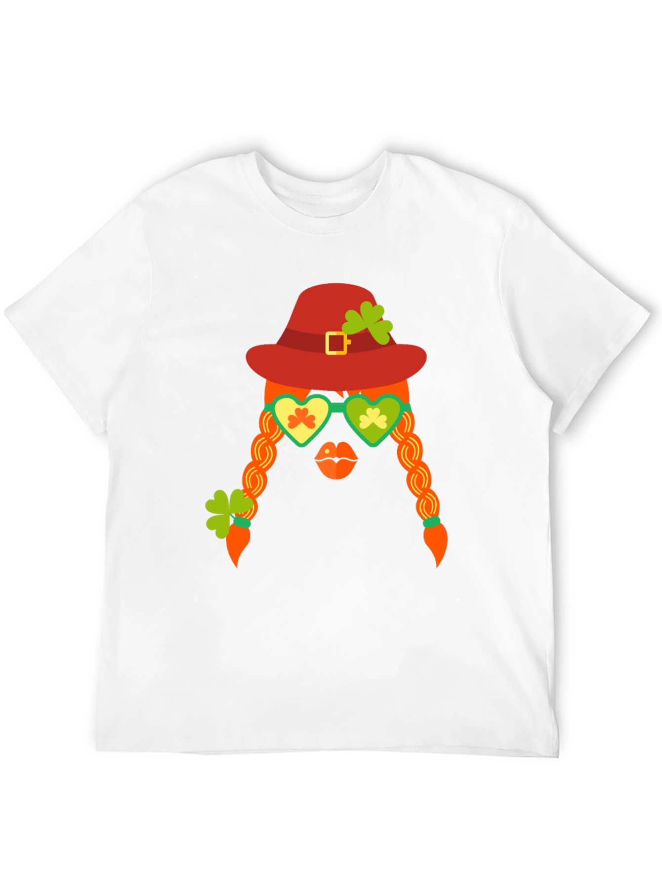 St. Patricks Day Graphic Tee - Leprechaun Girl