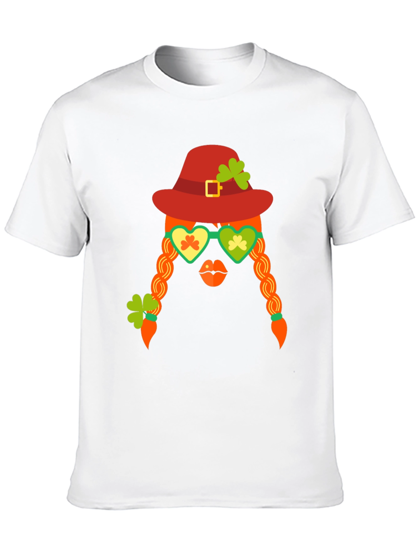 St. Patricks Day Graphic Tee - Leprechaun Girl