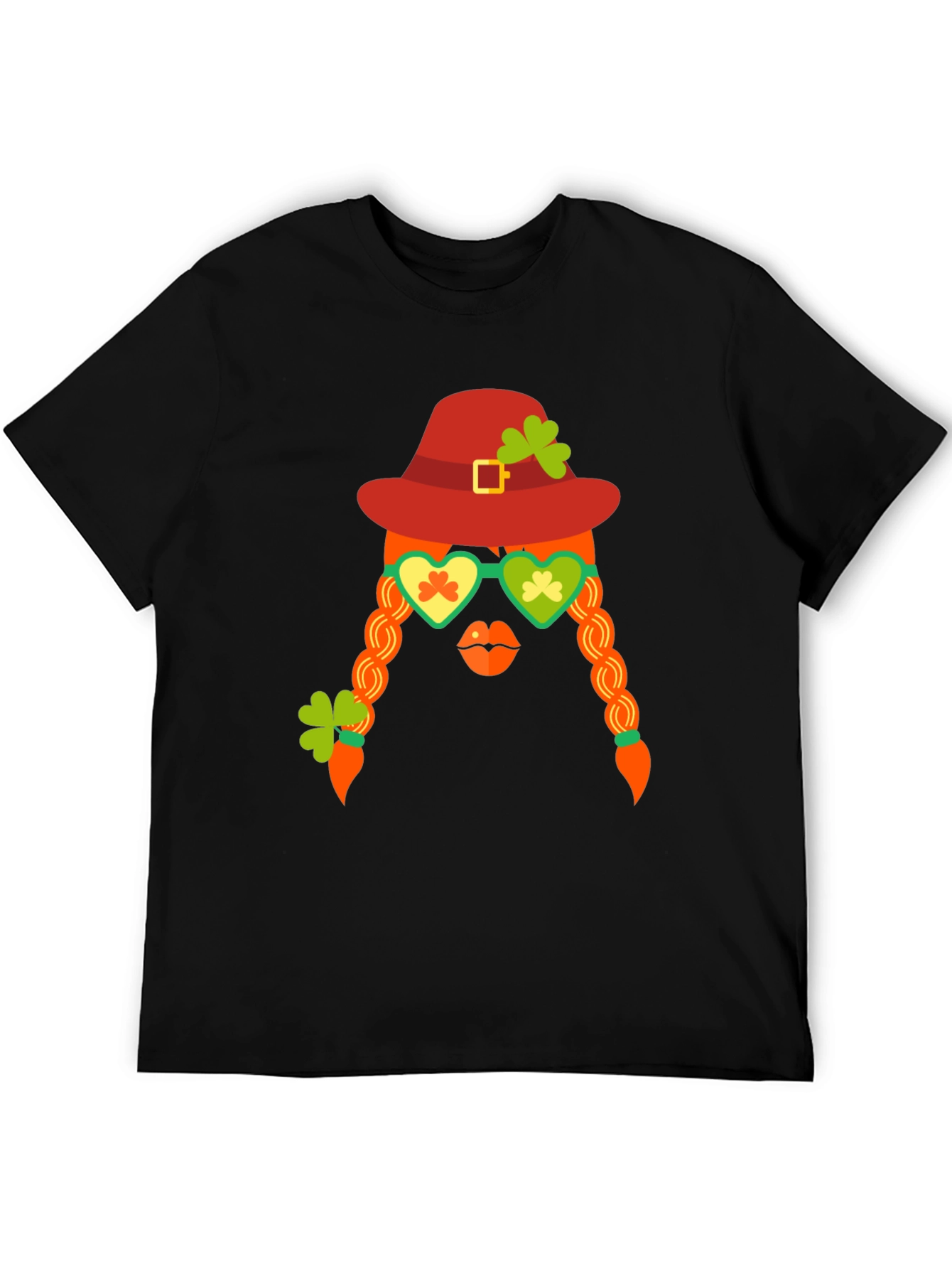 St. Patricks Day Graphic Tee - Leprechaun Girl