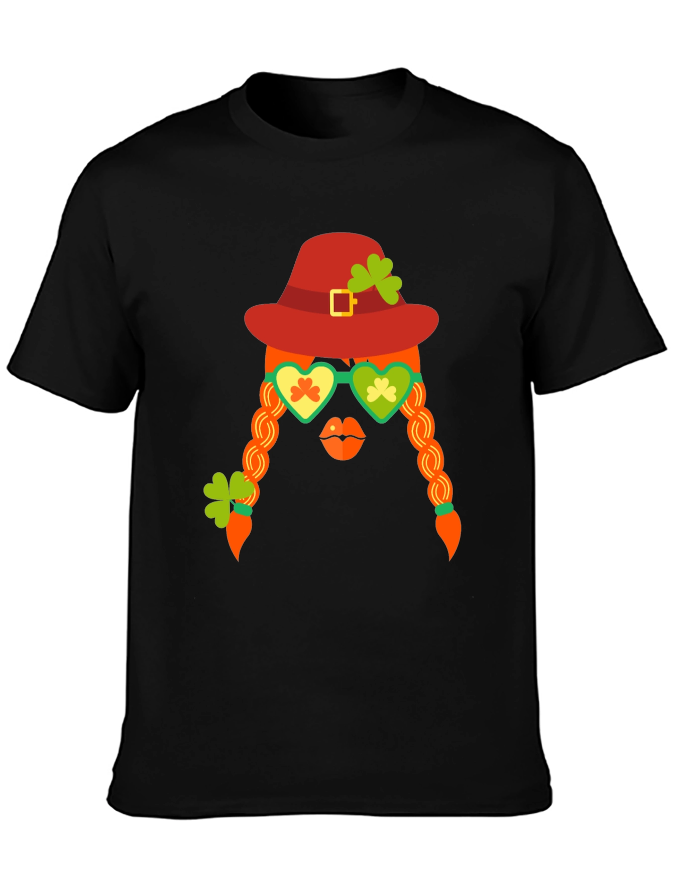 St. Patricks Day Graphic Tee - Leprechaun Girl