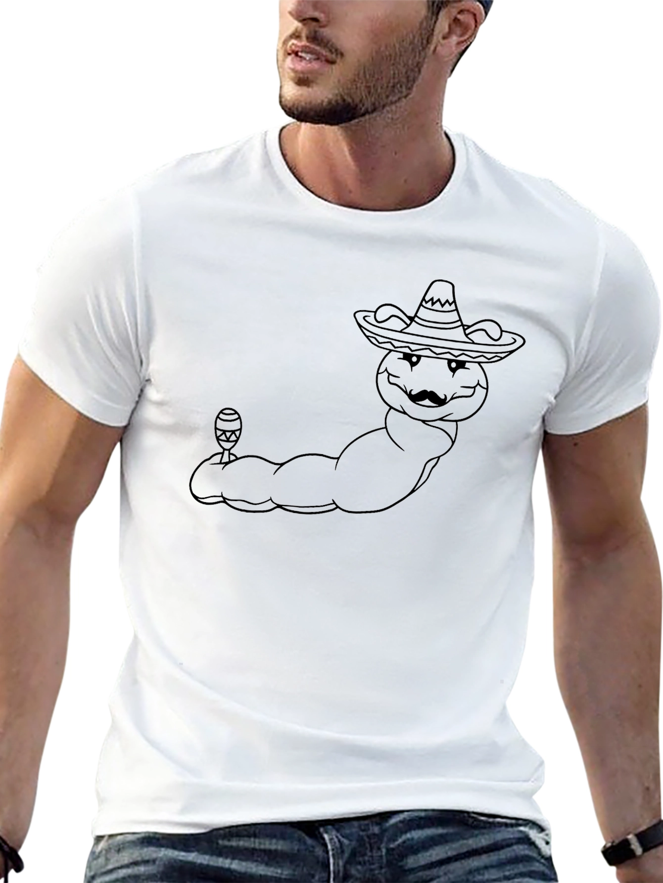 Mexican Fiesta Worm Graphic Tee