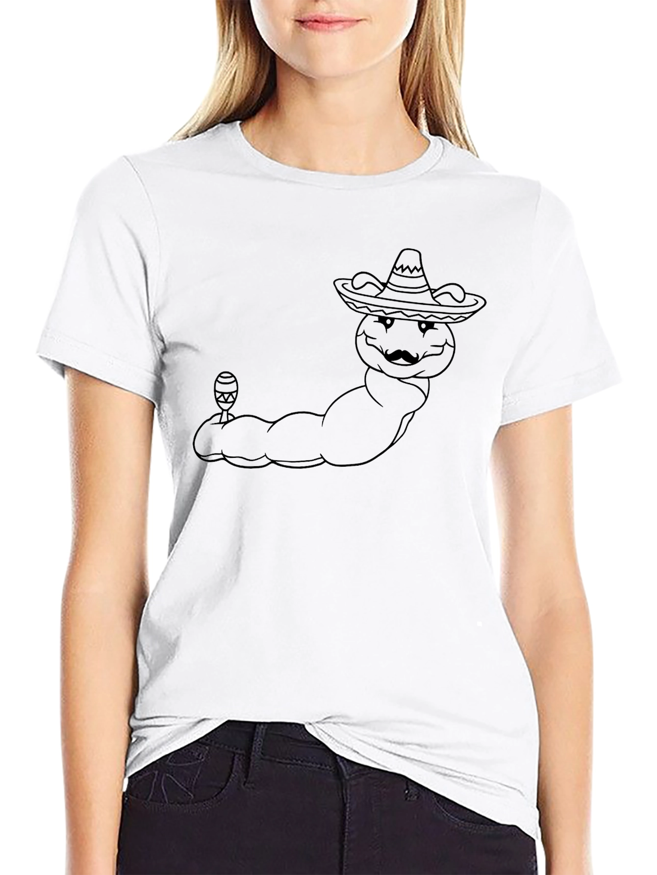 Mexican Fiesta Worm Graphic Tee
