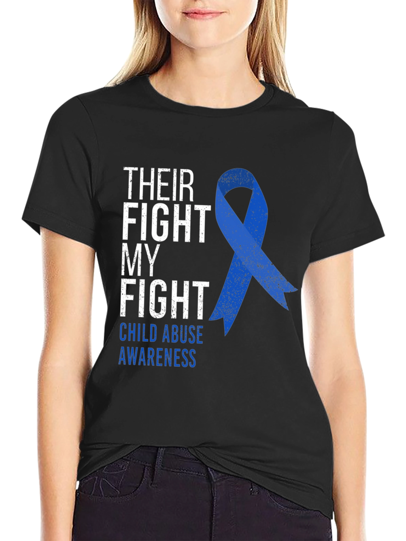 Child Abuse Awareness Tee - Their Fight My Fight