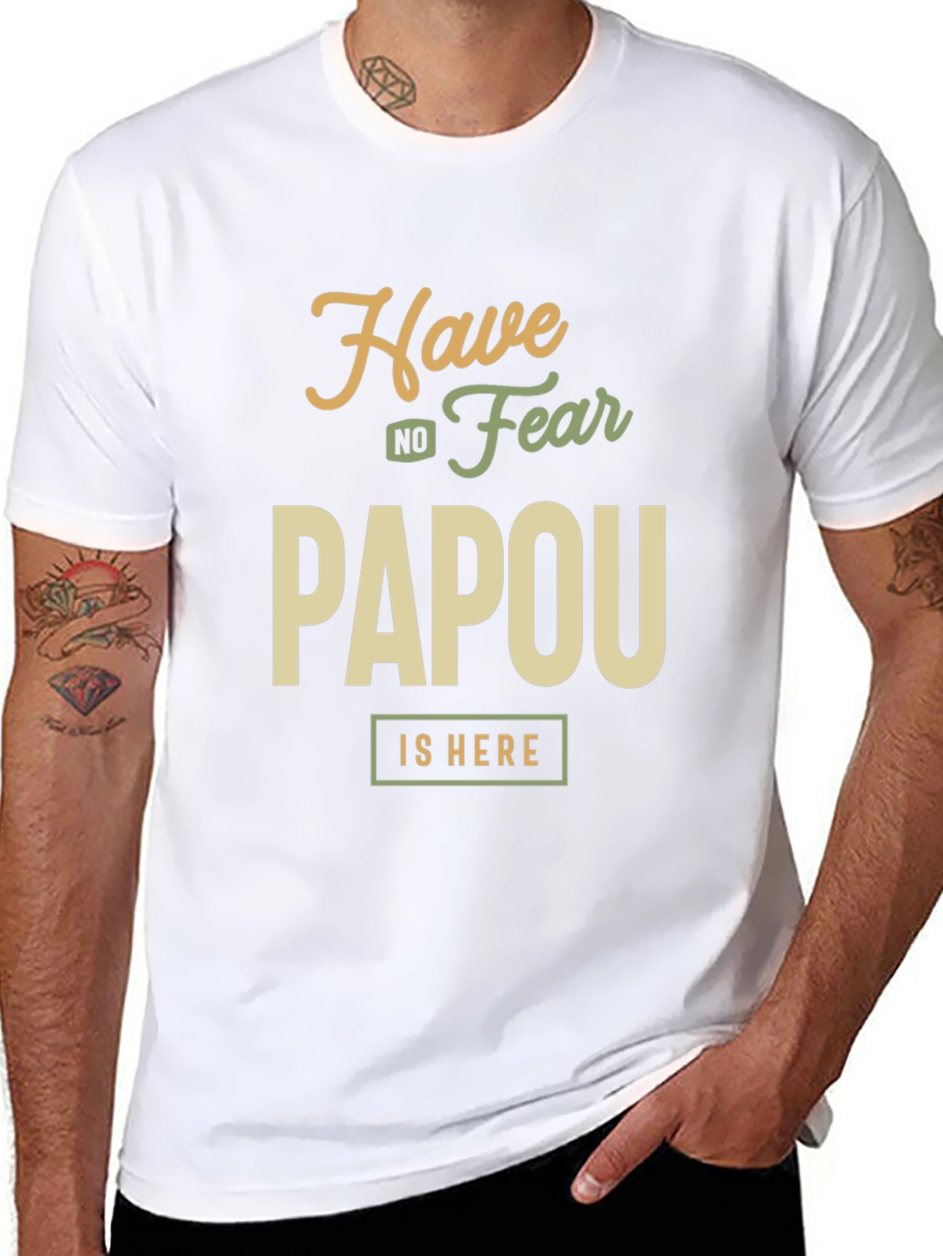 Have No Fear Papou is Here T-Shirt