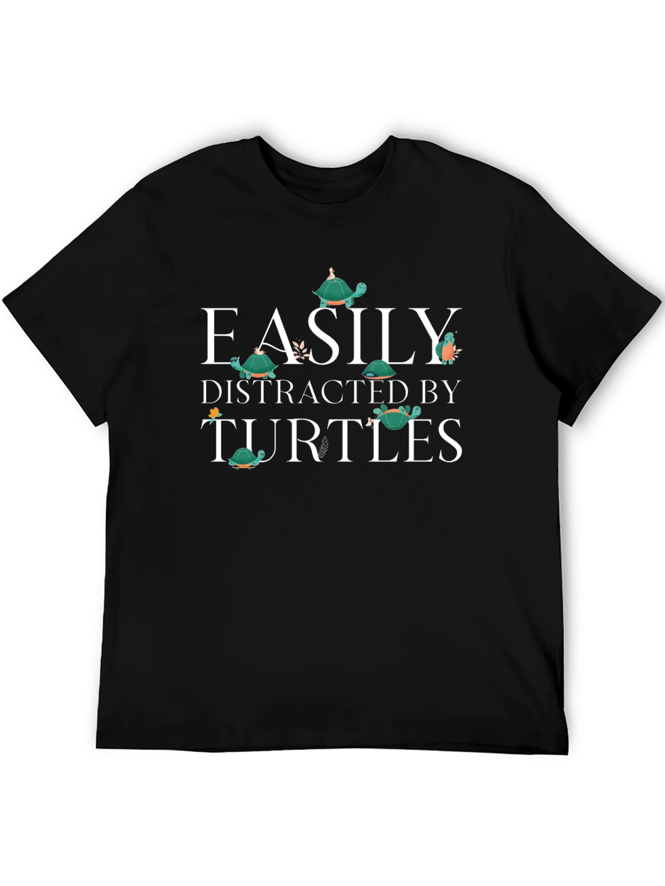 Easily Distracted By Turtles Graphic T-Shirt