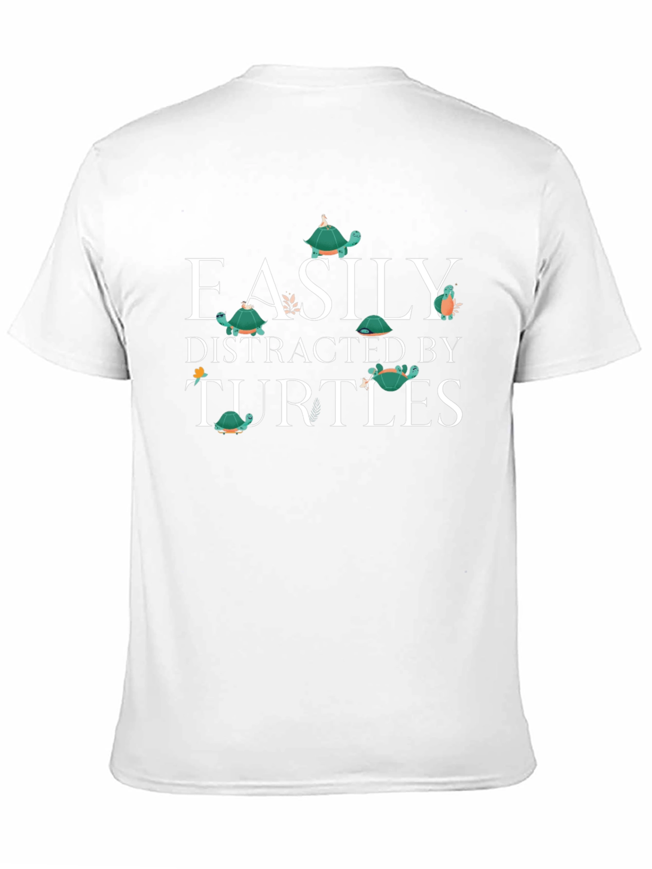Easily Distracted By Turtles Graphic T-Shirt