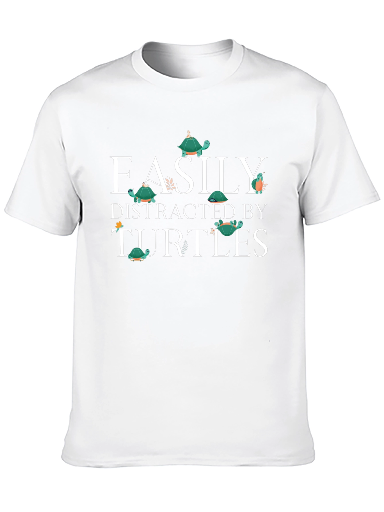 Easily Distracted By Turtles Graphic T-Shirt