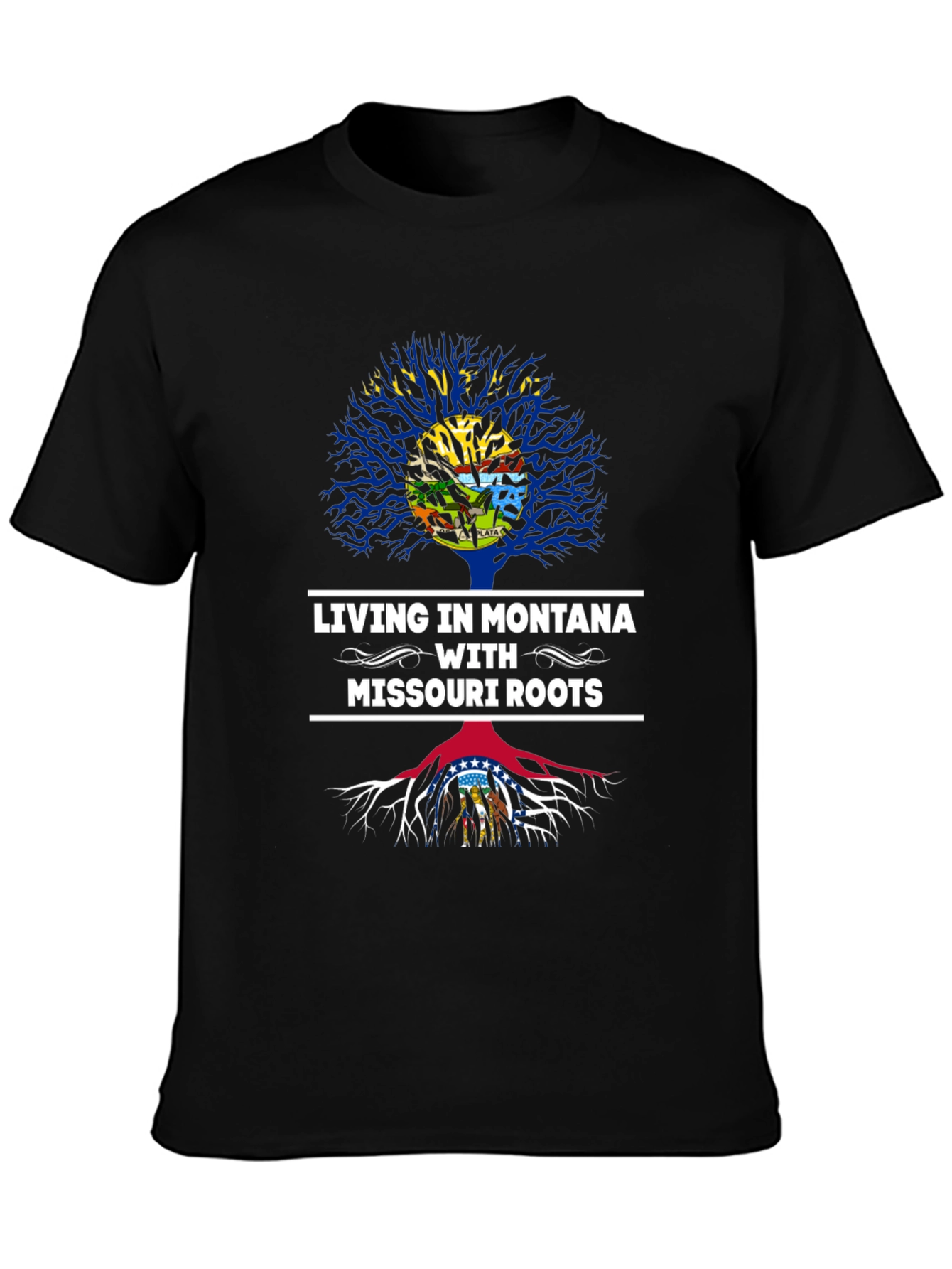 Montana Missouri Roots Graphic T-Shirt