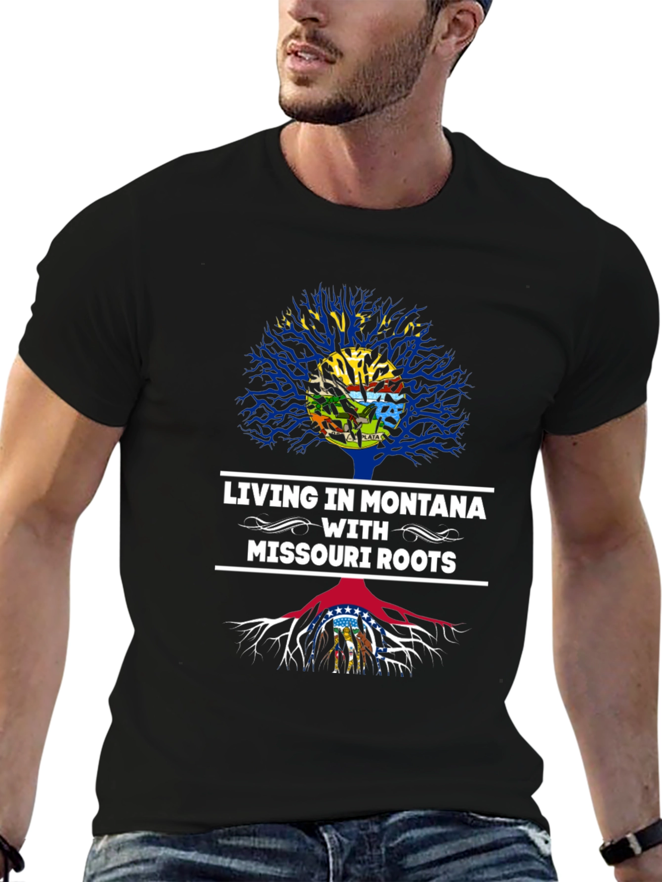 Montana Missouri Roots Graphic T-Shirt