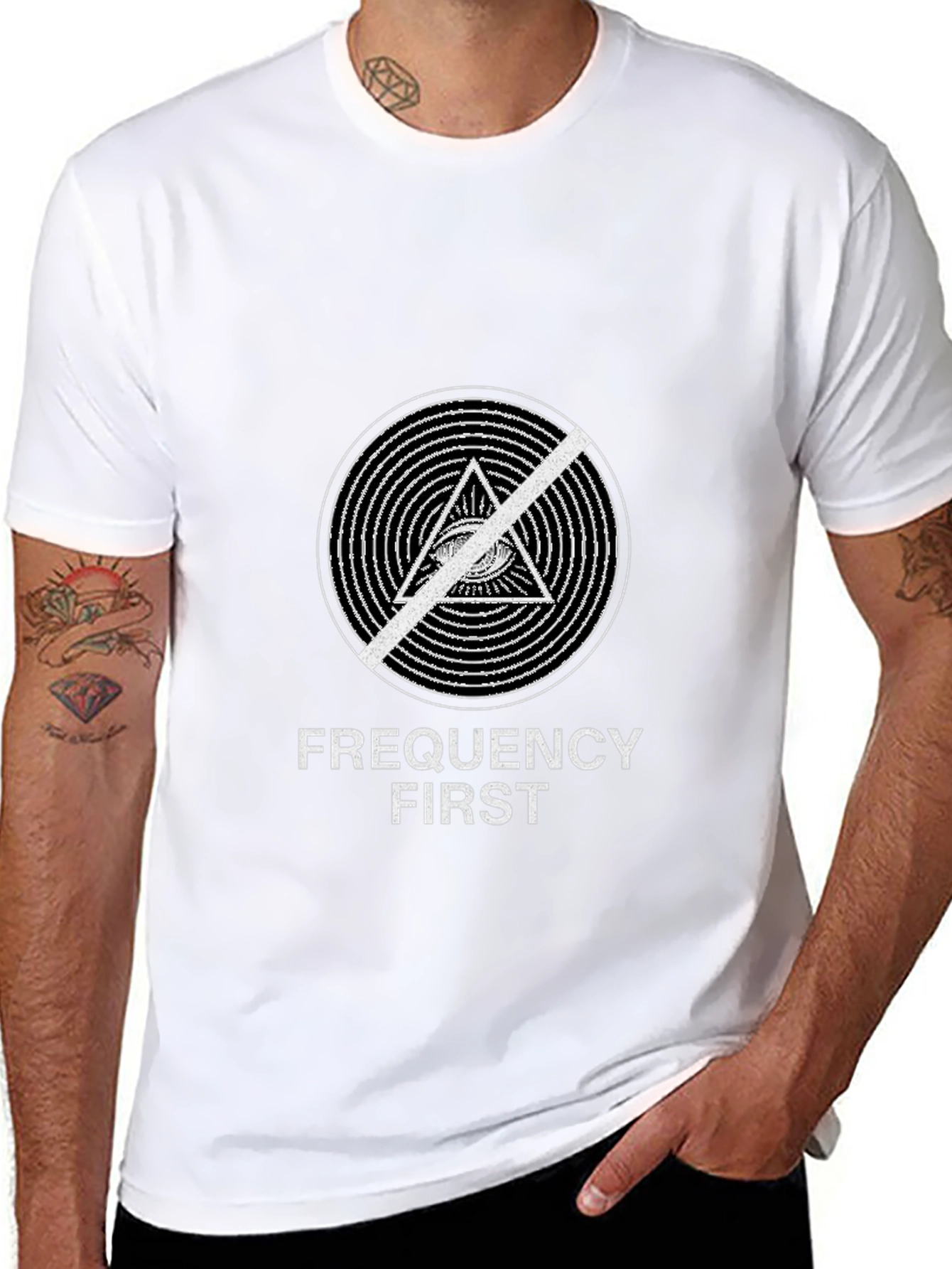 Frequency First Graphic Tee - Black