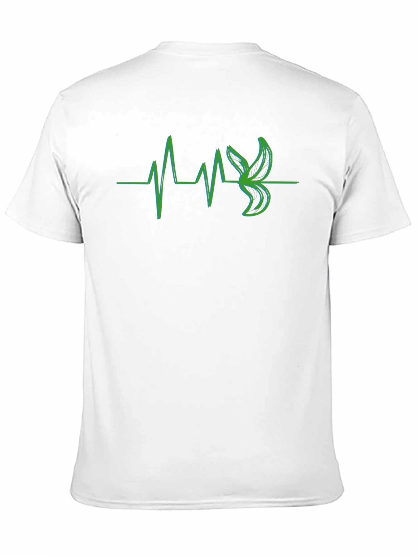Heartbeat Mermaid Tail Graphic Tee