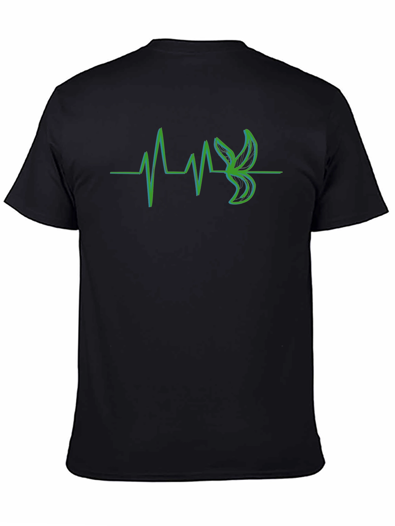 Heartbeat Mermaid Tail Graphic Tee