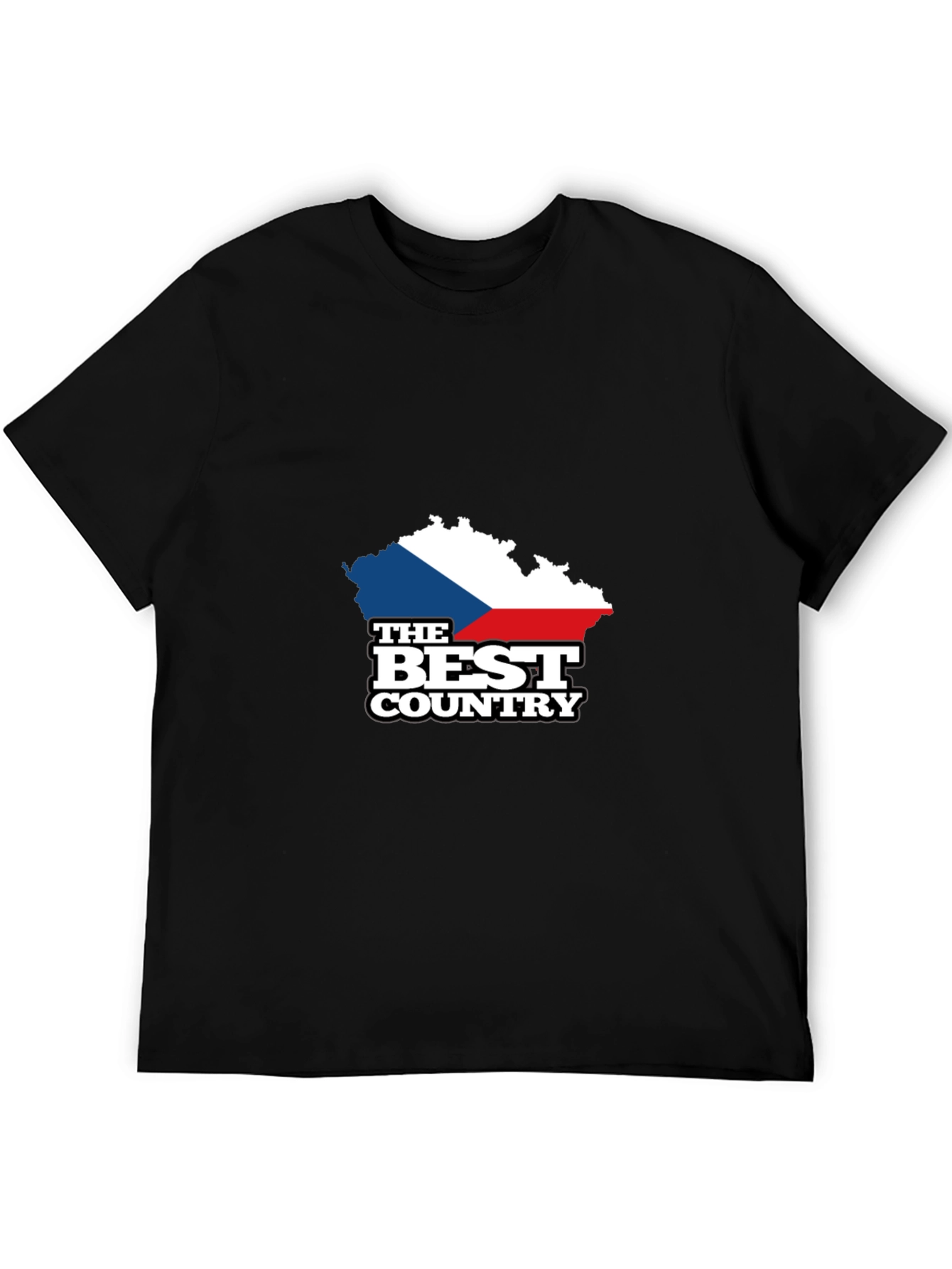 Czech Republic Flag Map T-Shirt - Best Country Tee