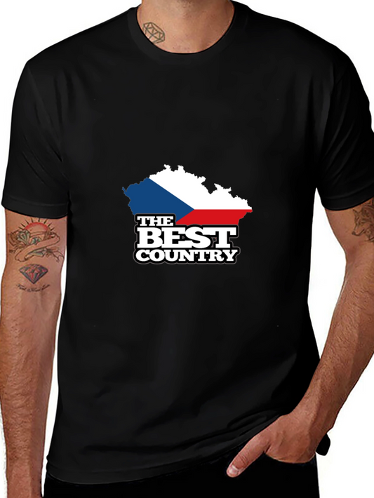 Czech Republic Flag Map T-Shirt - Best Country Tee