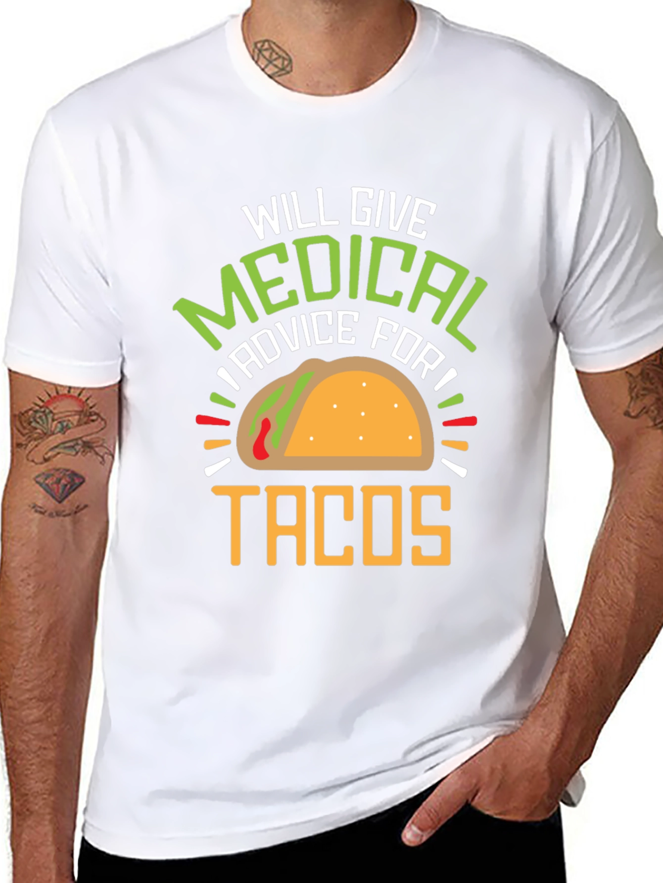 Medical Advice for Tacos Graphic Tee