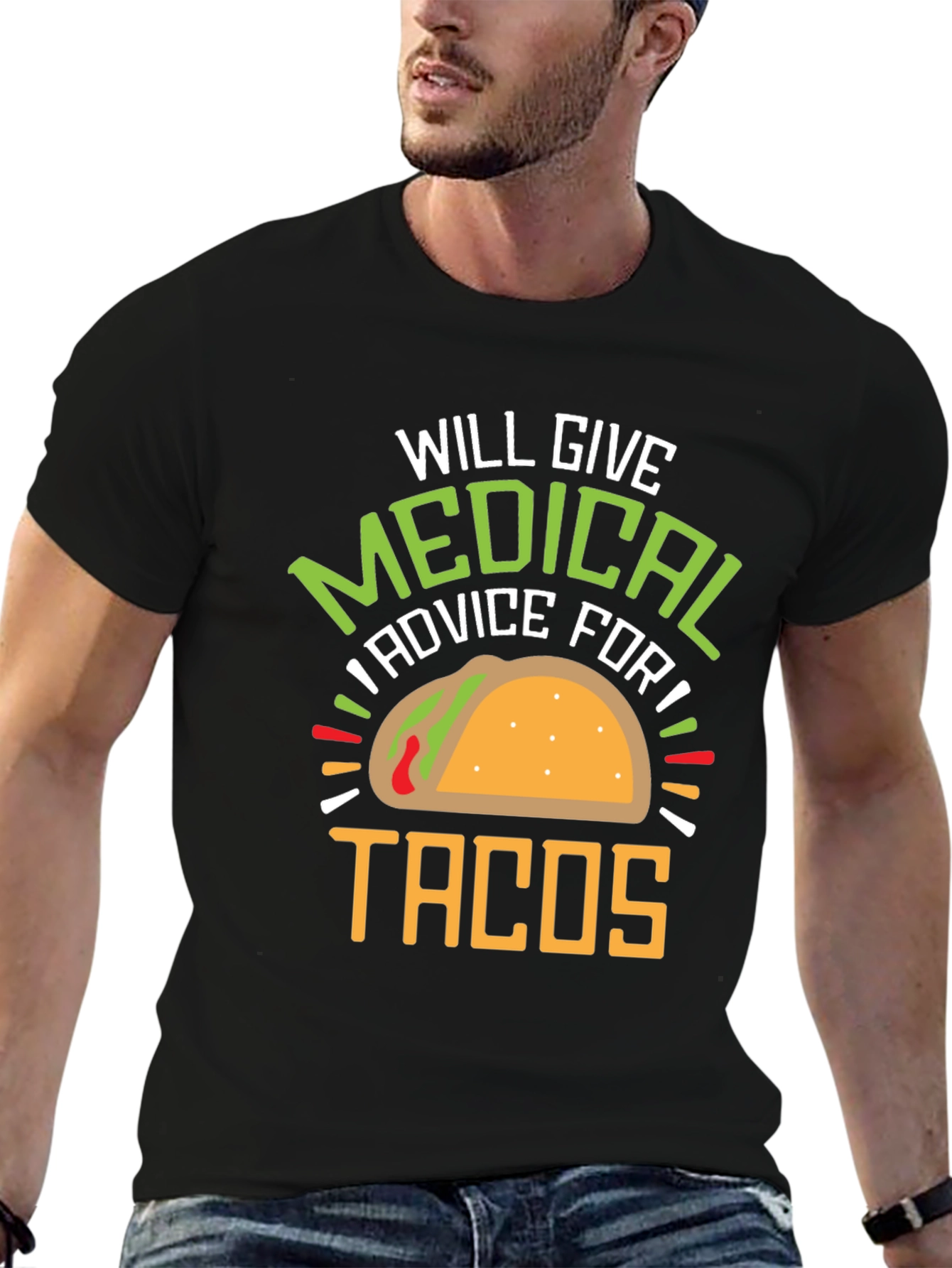 Medical Advice for Tacos Graphic Tee