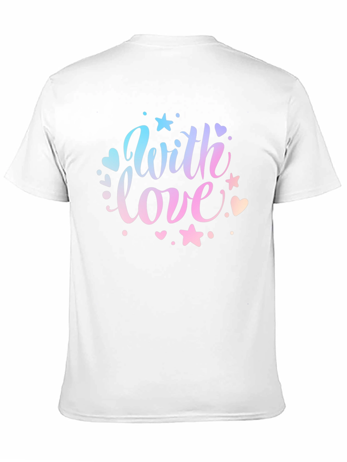 With Love Graphic Print Black T-Shirt