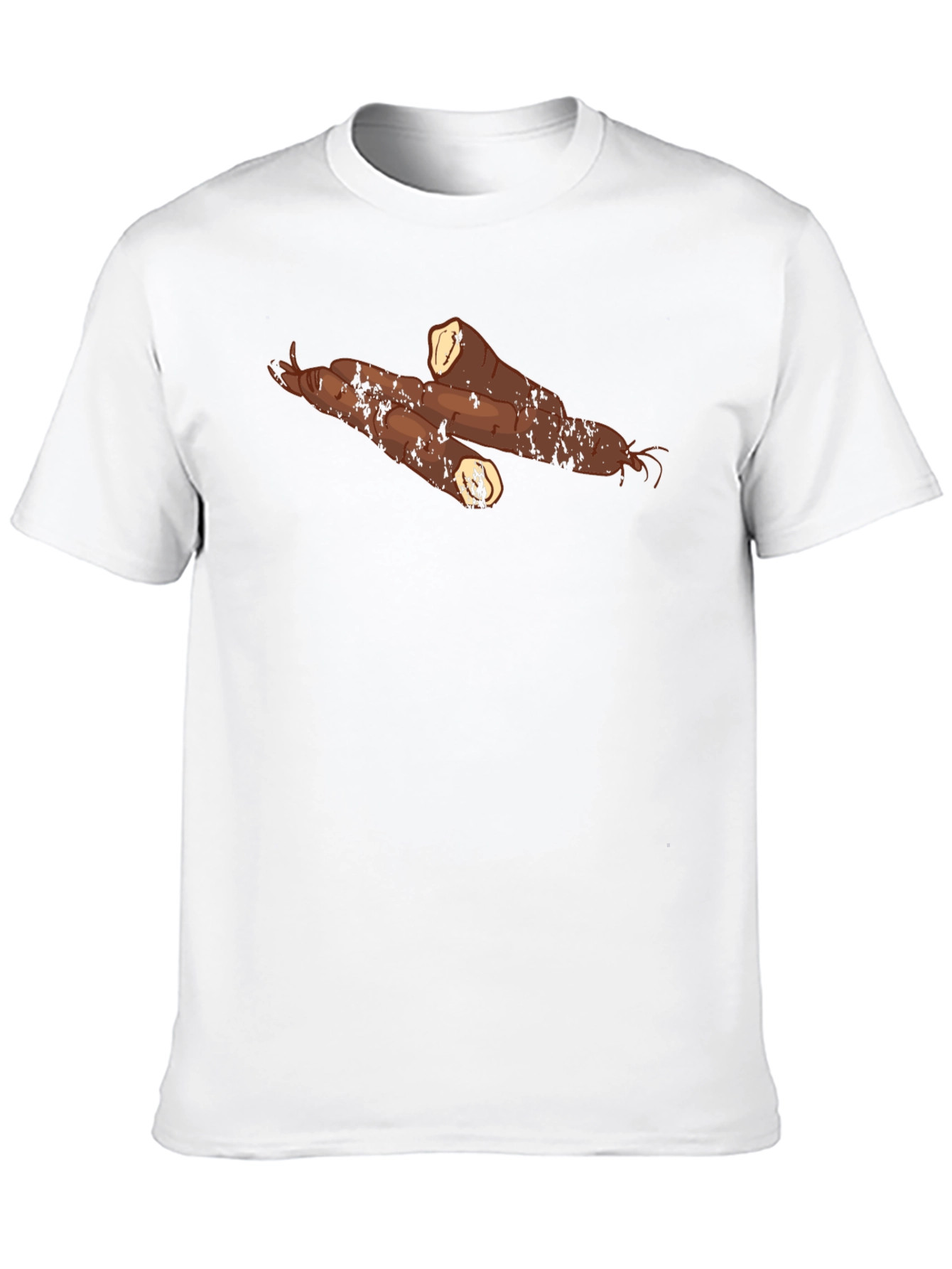 Cassava Graphic Tee - Unique Root Vegetable Shirt