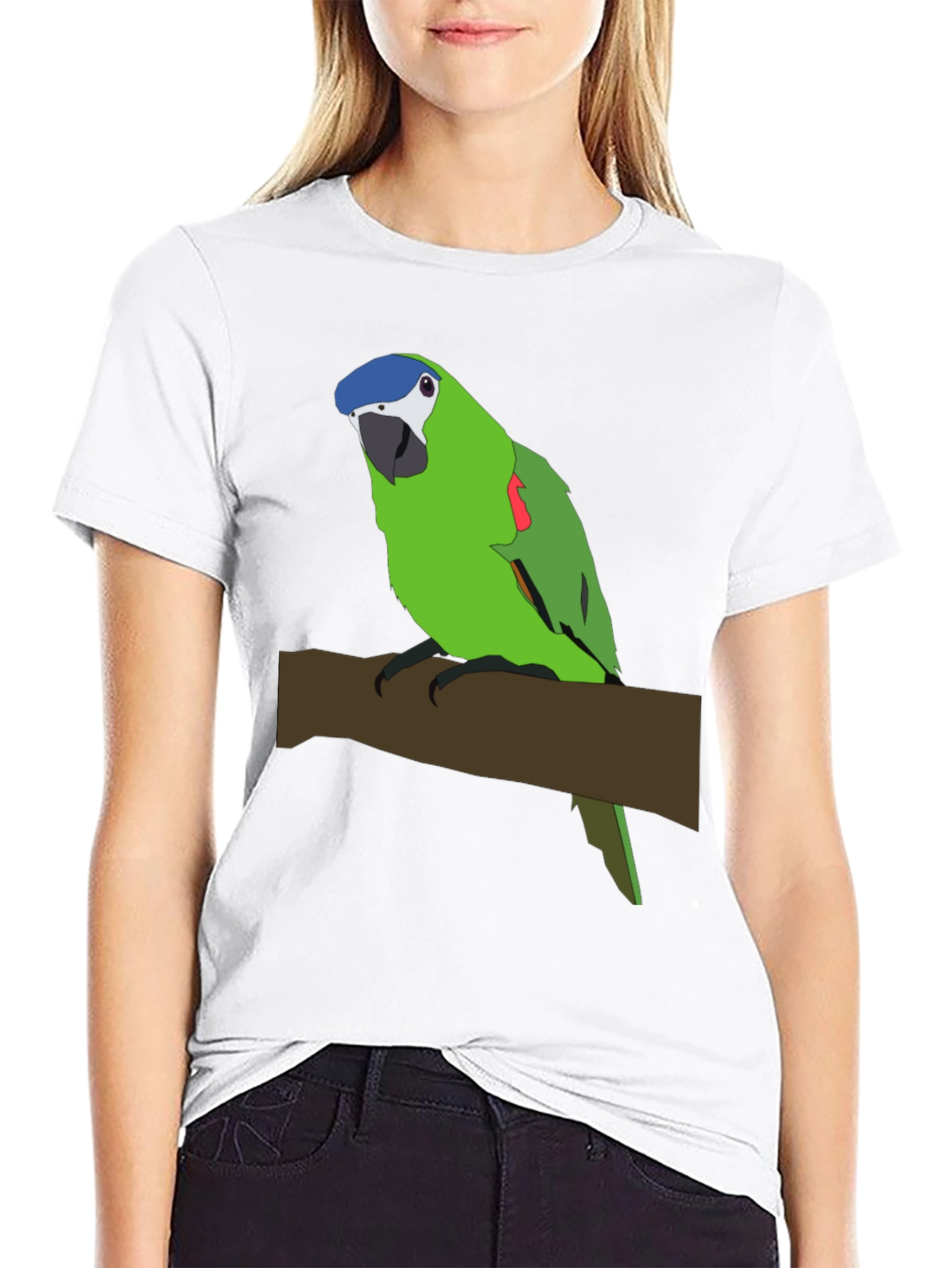 Parrot Graphic Tee - Unique Bird Lovers Shirt