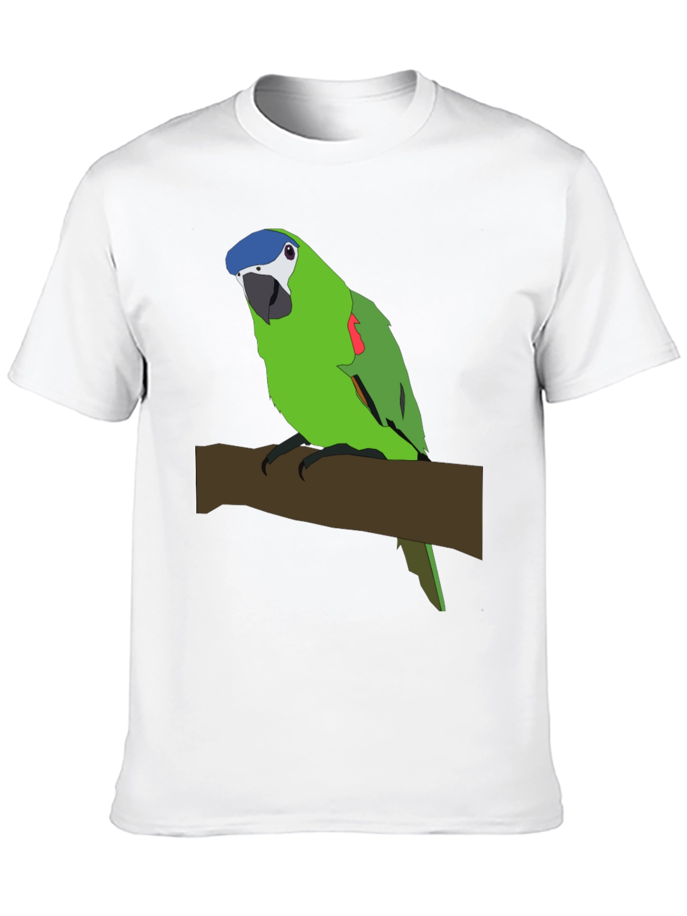 Parrot Graphic Tee - Unique Bird Lovers Shirt