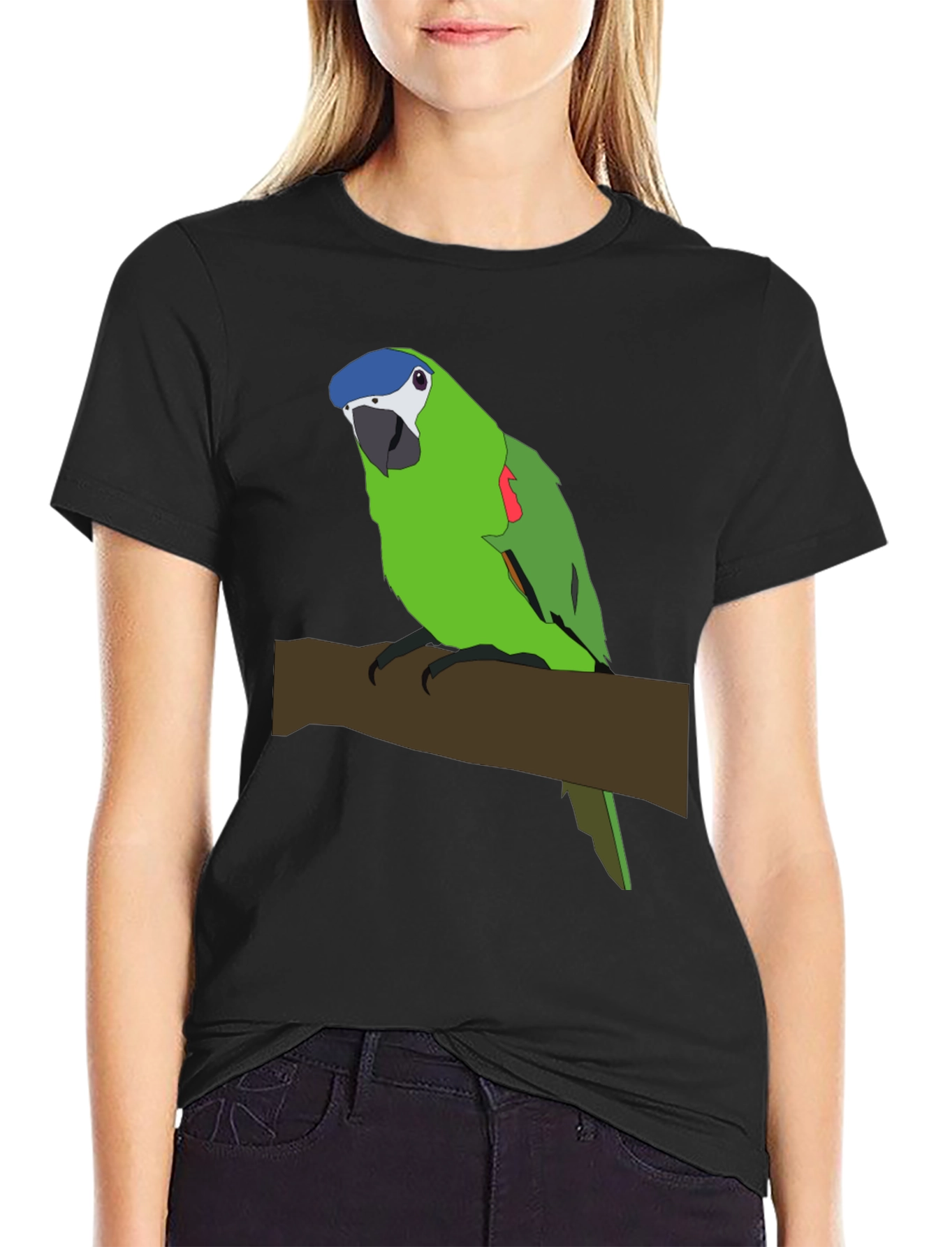 Parrot Graphic Tee - Unique Bird Lovers Shirt