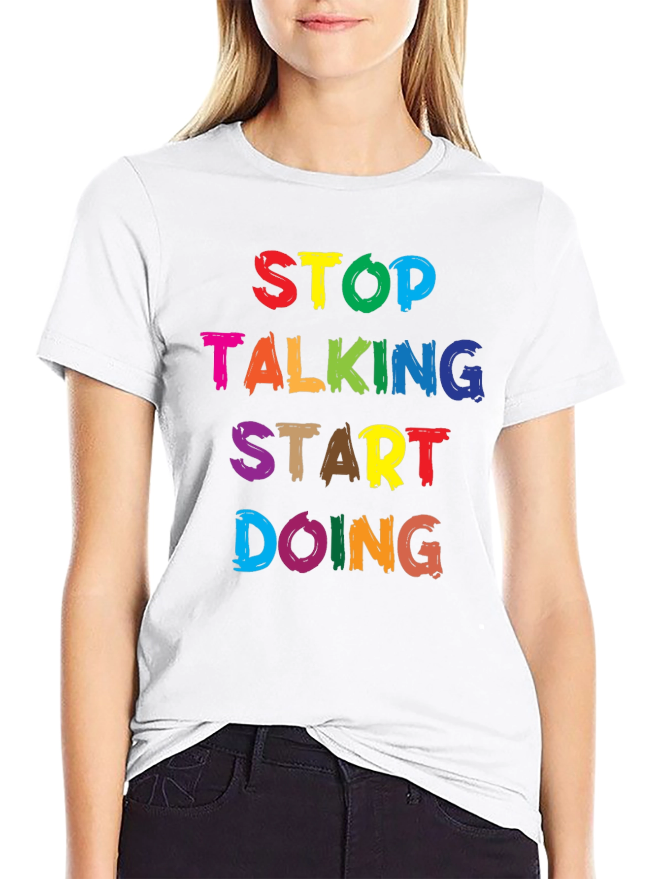 Stop Talking Start Doing Graphic Tee