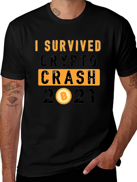 I Survived Crypto Crash 2021 T-Shirt