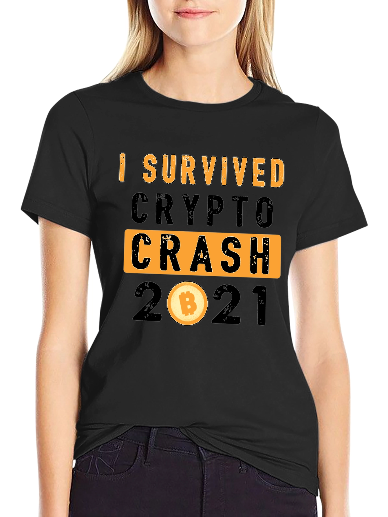 I Survived Crypto Crash 2021 T-Shirt