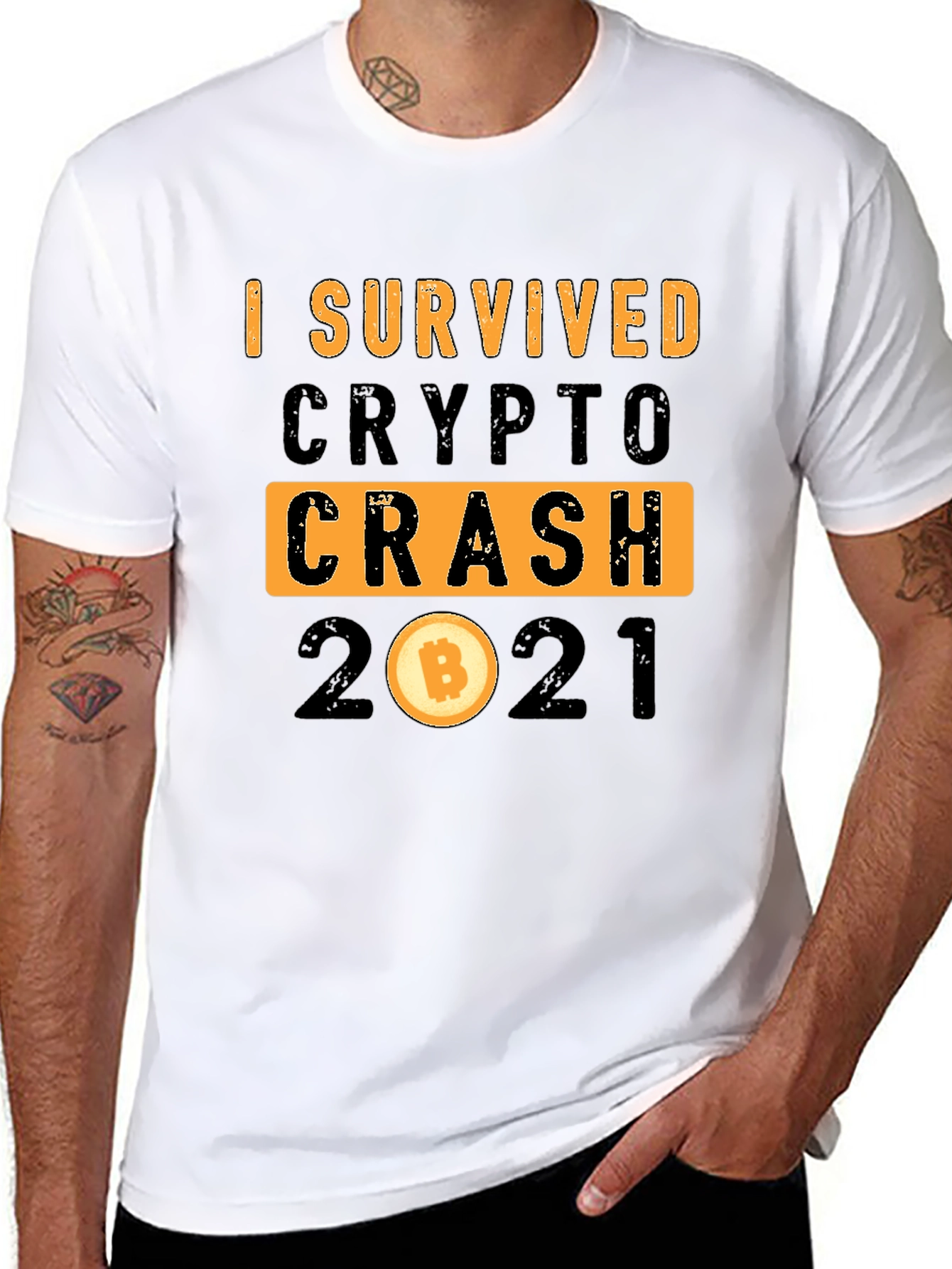 I Survived Crypto Crash 2021 T-Shirt