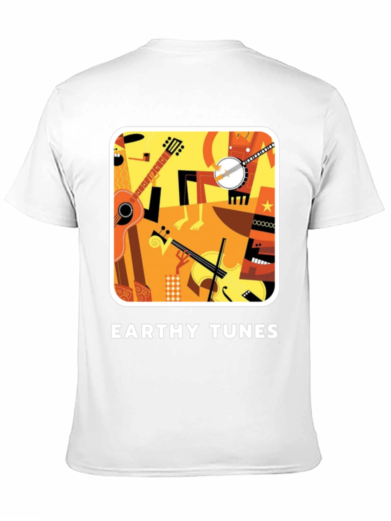 Earthy Tunes Black Graphic Tee