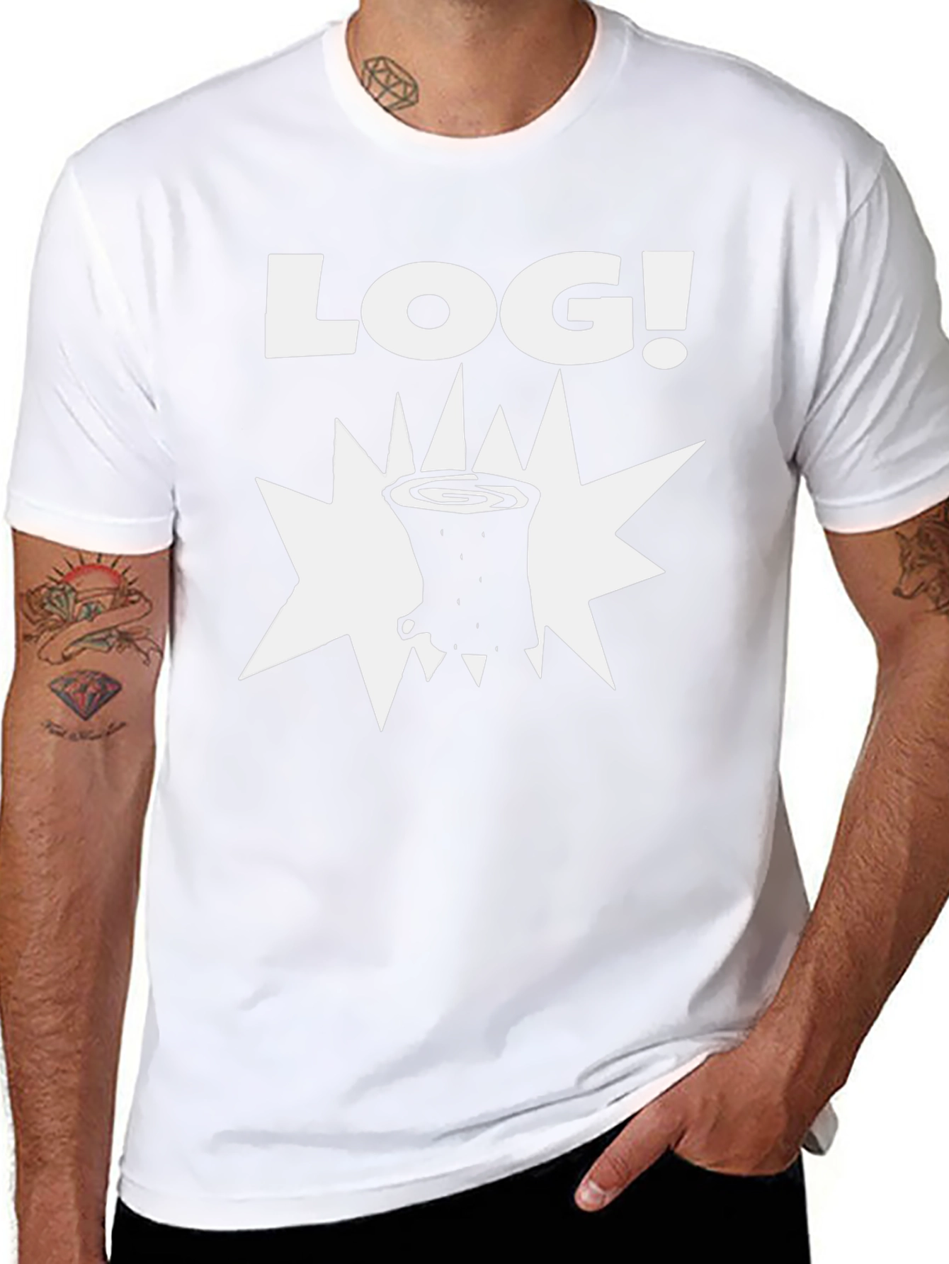 Log T-Shirt - Funny Lumberjack Graphic Tee