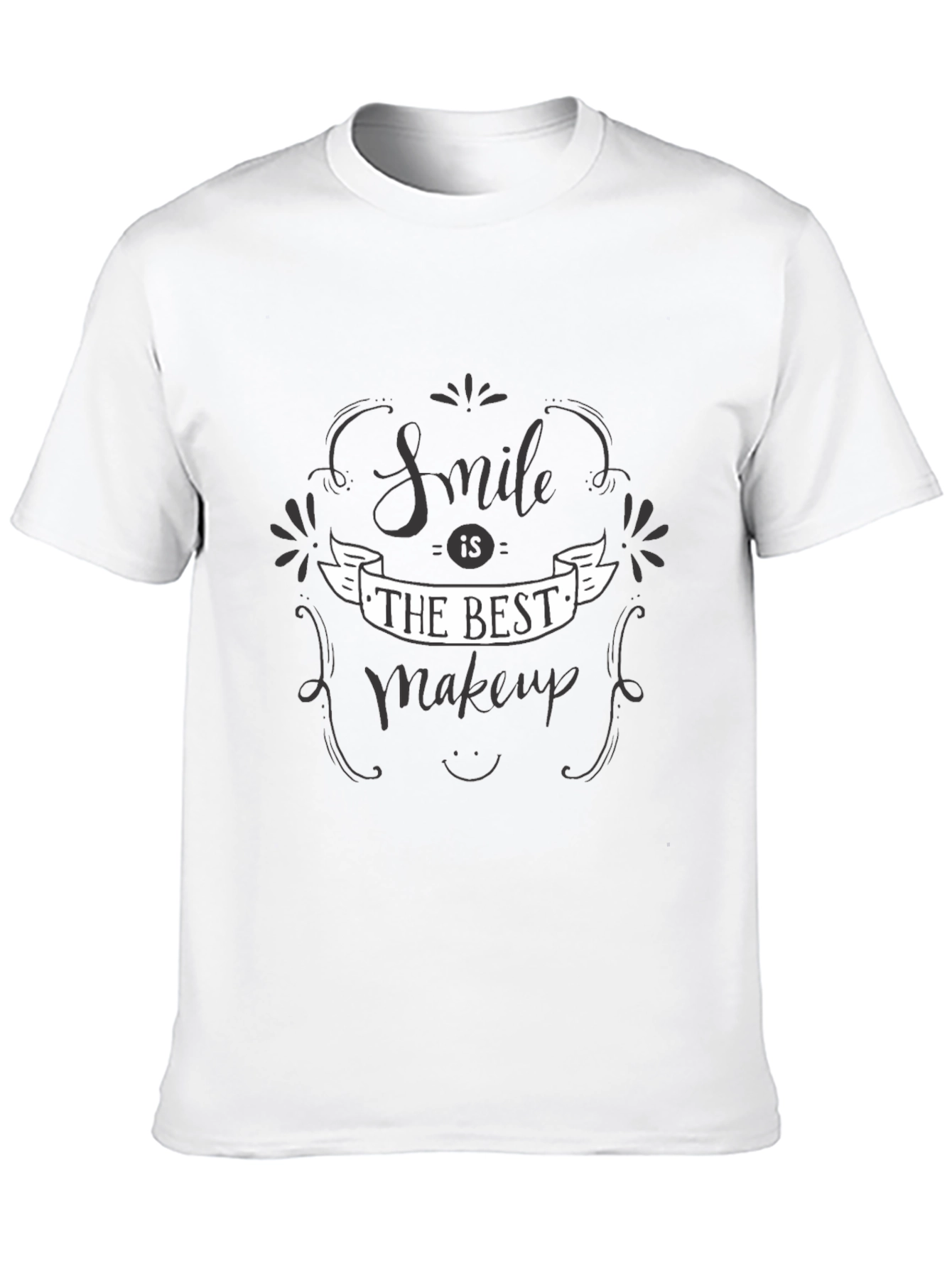 Smile is The Best Makeup - Stylish Graphic Tee