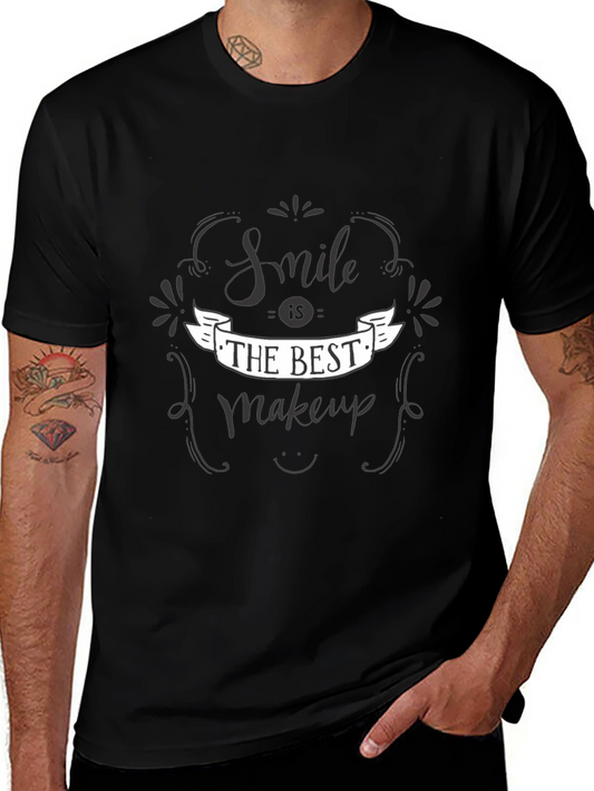 Smile is The Best Makeup - Stylish Graphic Tee