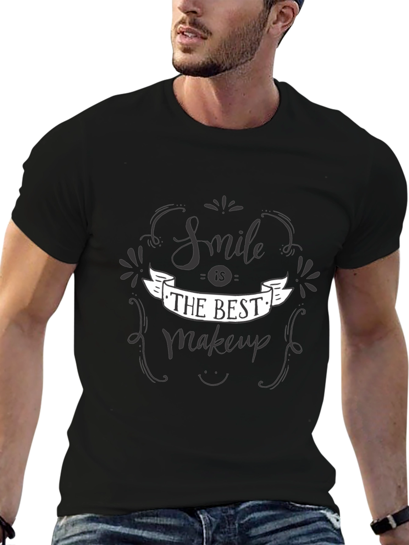 Smile is The Best Makeup - Stylish Graphic Tee