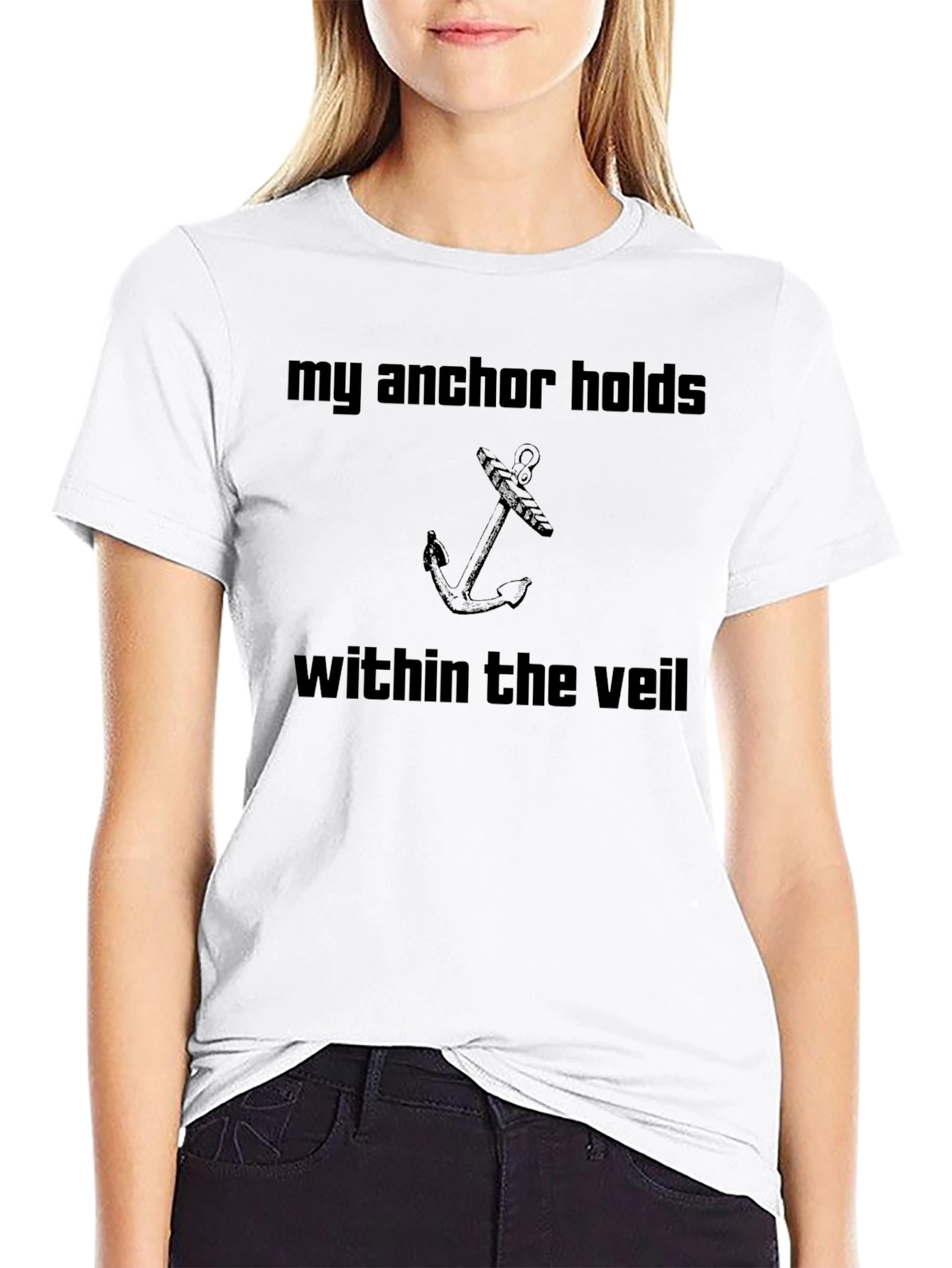 My Anchor Holds T-Shirt - Christian Graphic Tee