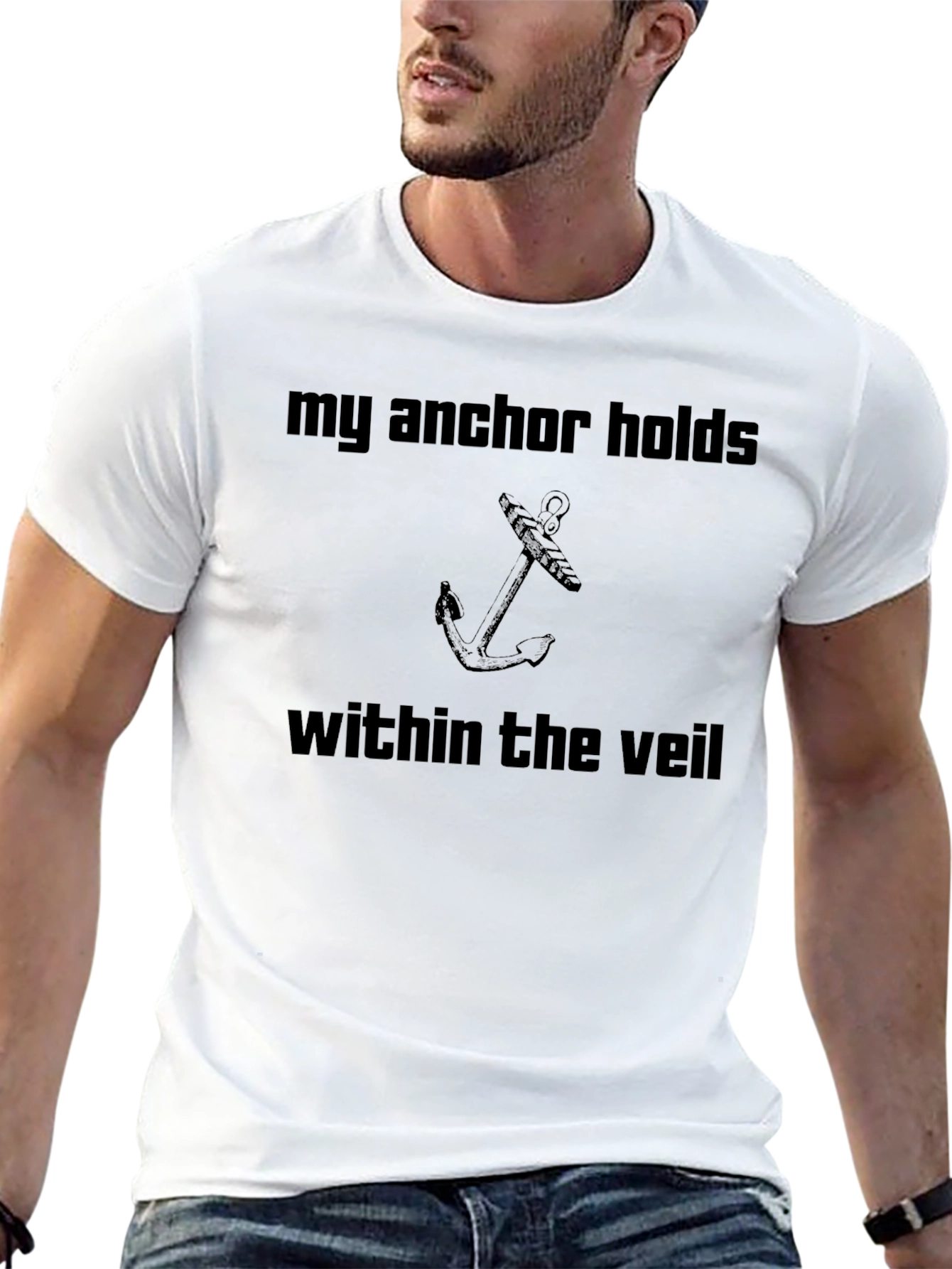 My Anchor Holds T-Shirt - Christian Graphic Tee