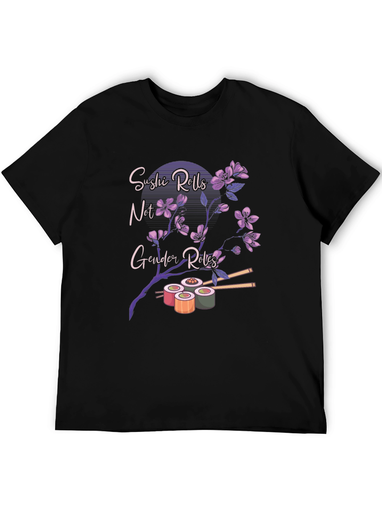 Sushi Rolls Not Gender Roles Graphic T-Shirt