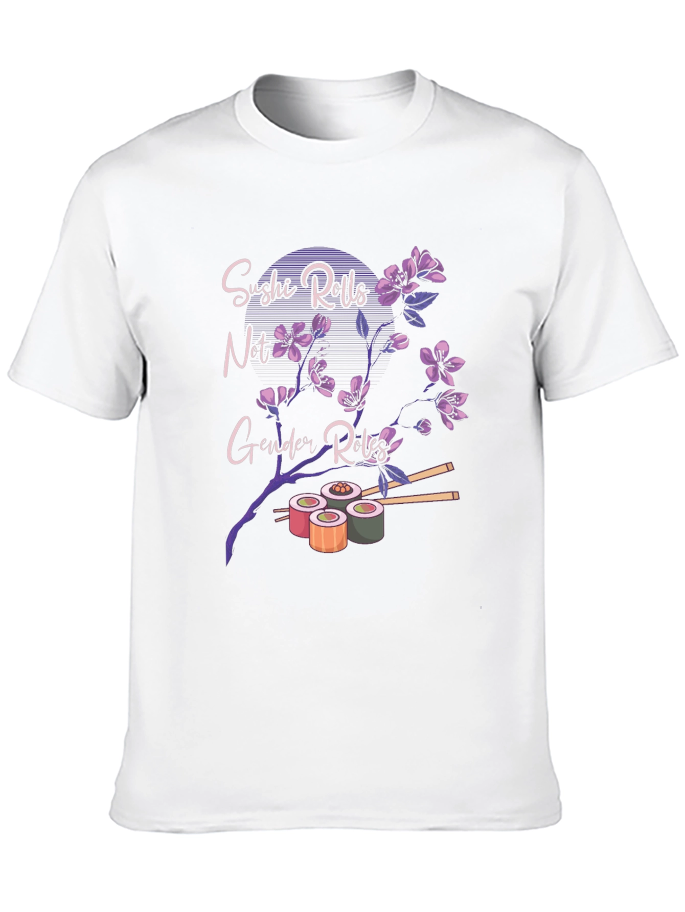 Sushi Rolls Not Gender Roles Graphic T-Shirt