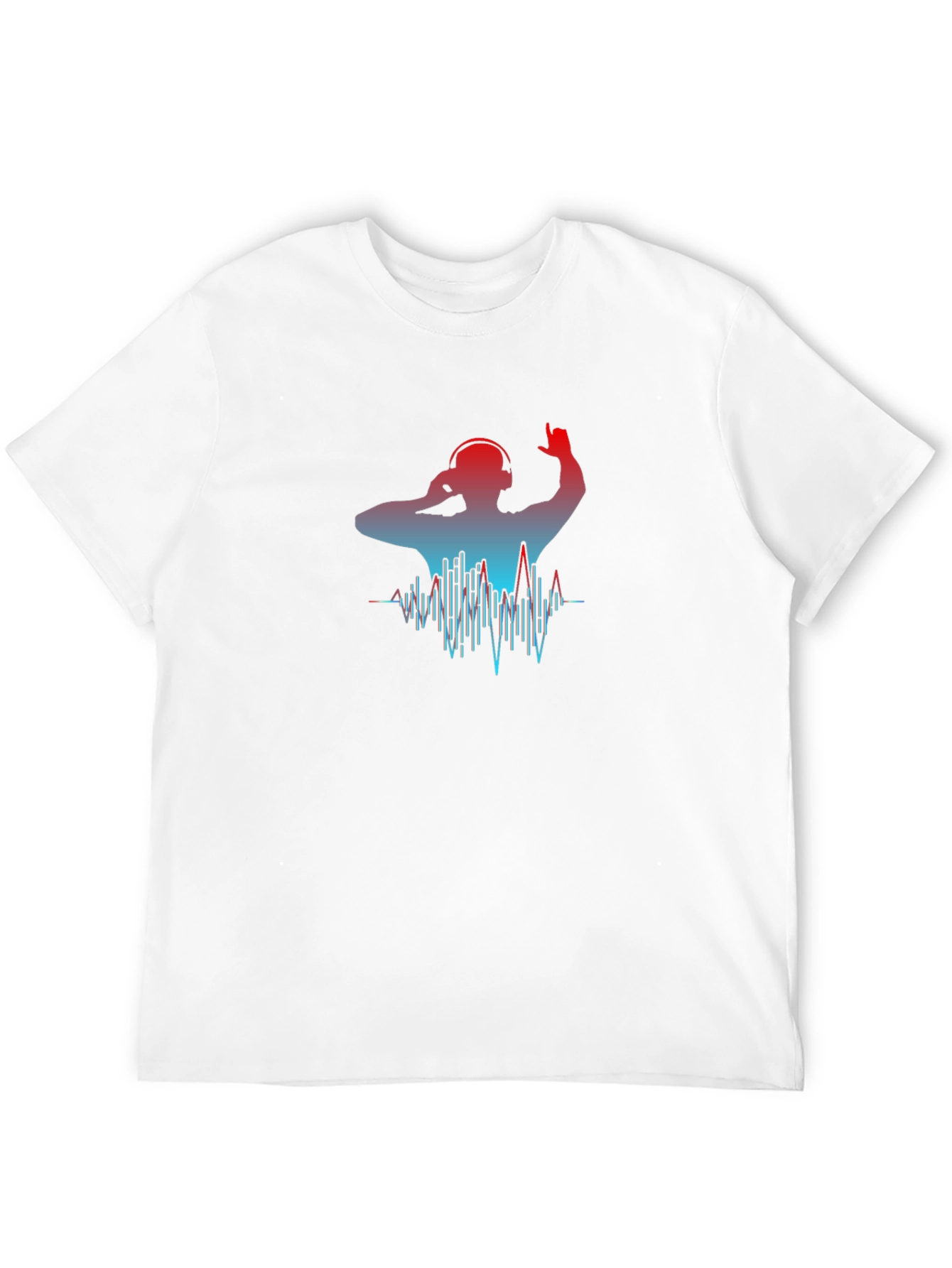 DJ Graphic Tee - Black Cotton Blend