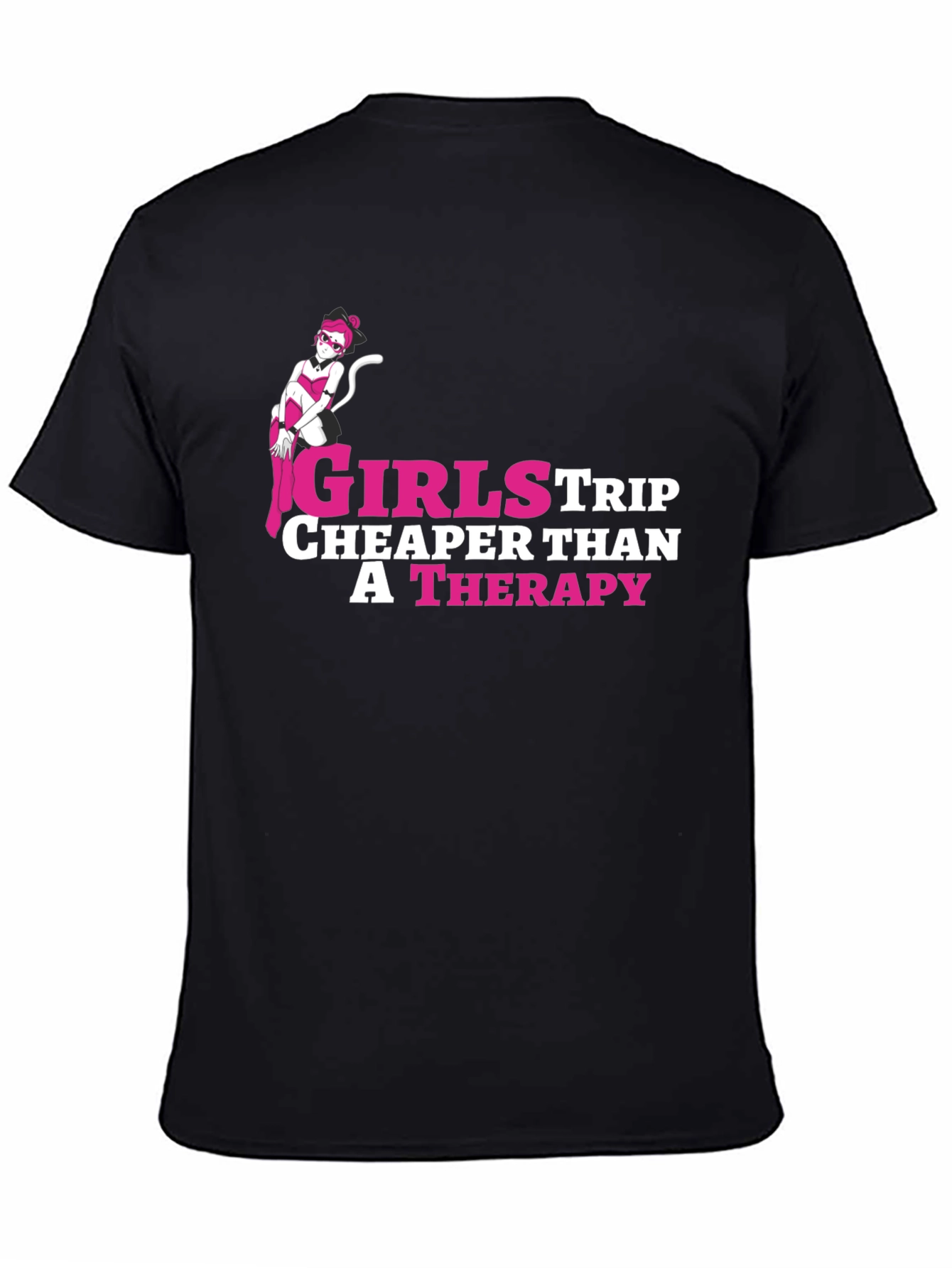 Girls Trip Therapy T-Shirt - Novelty Graphic Tee