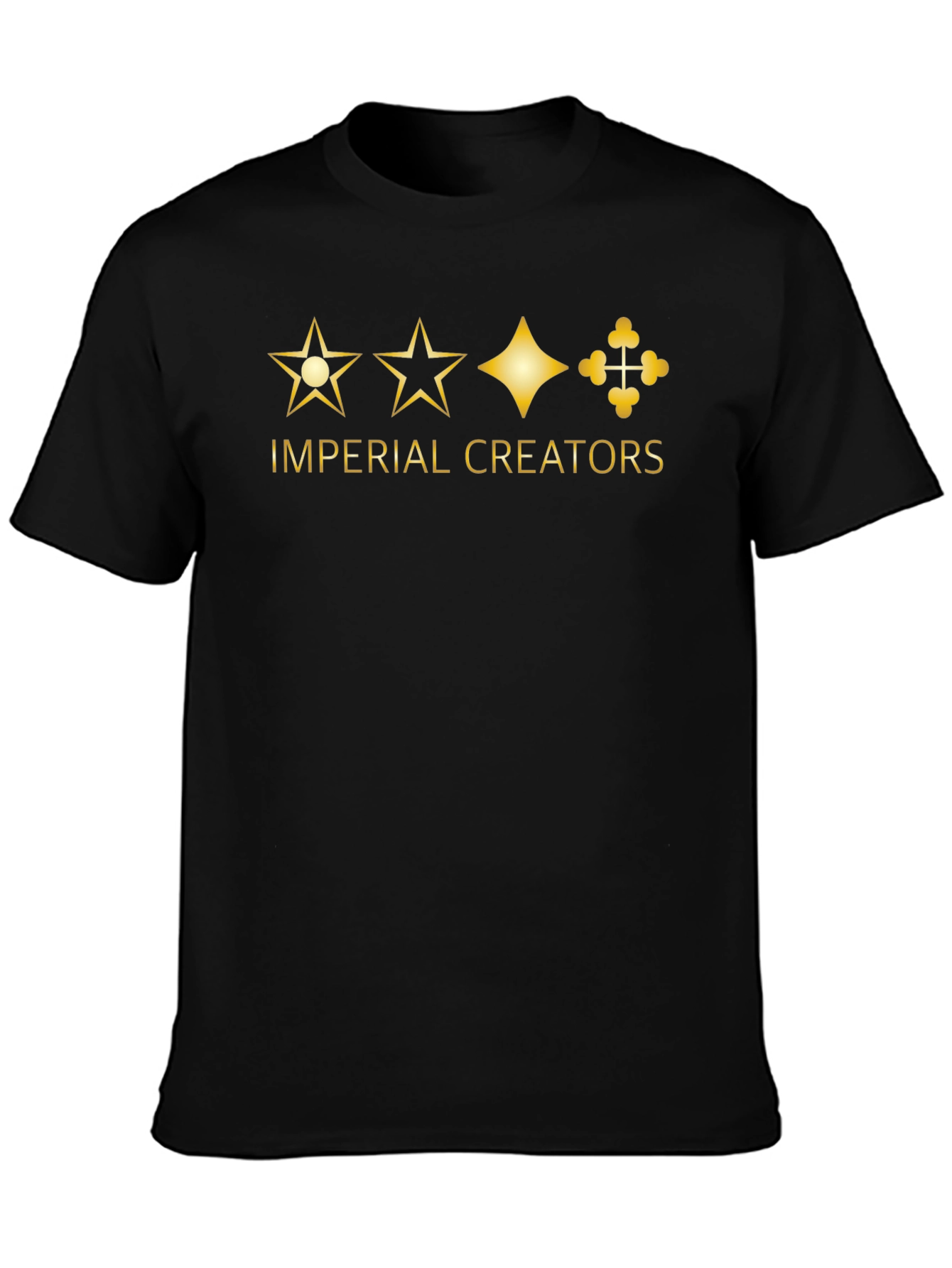 Imperial Creators Black Graphic T-Shirt
