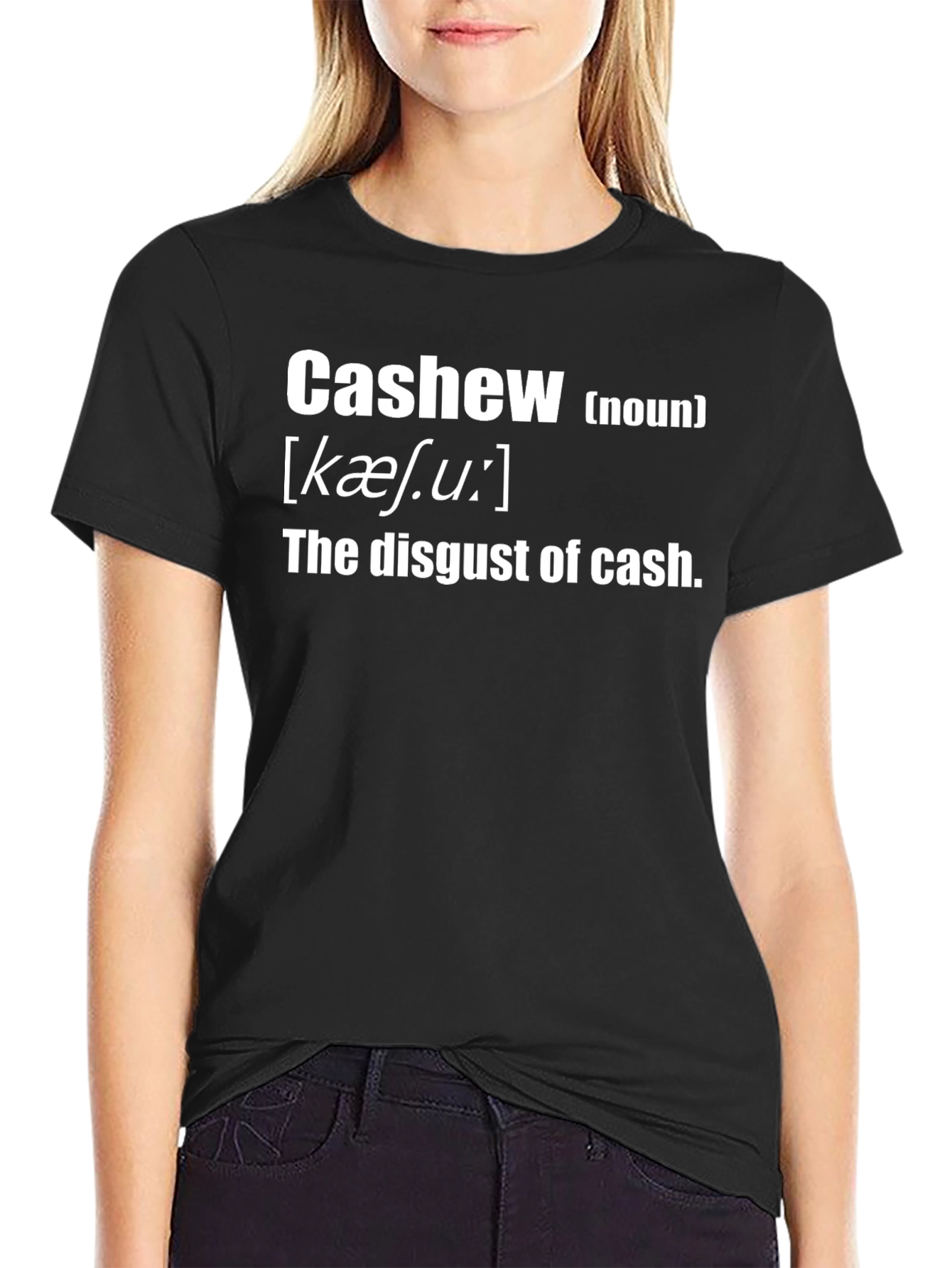 Cashew Definition T-Shirt Funny Humor Tee